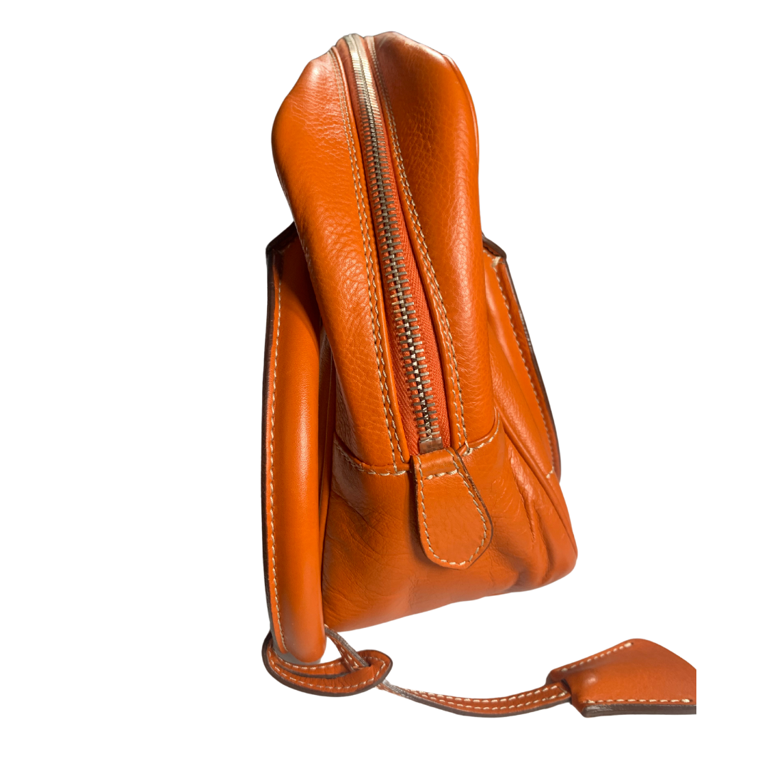 Dior orange leather handbag | LOOP-Marktplatz