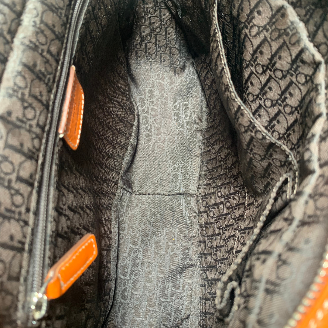 Dior orange leather handbag | LOOP-Marktplatz