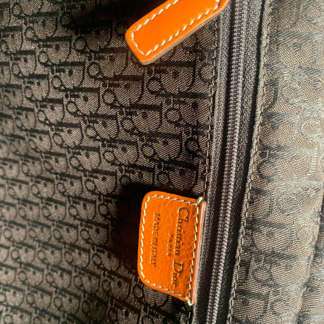 Dior orange leather handbag | LOOP-Marktplatz