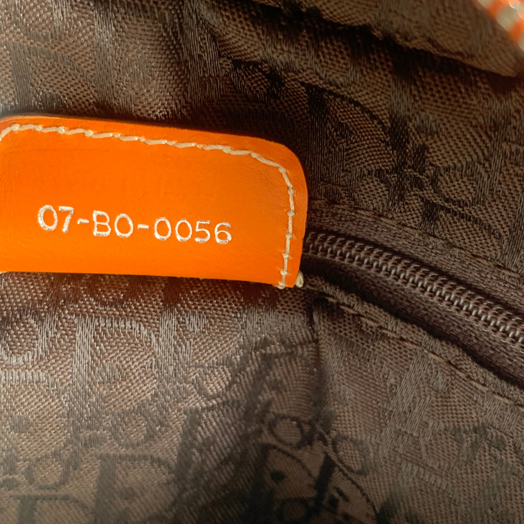 Dior orange leather handbag | LOOP-Marktplatz