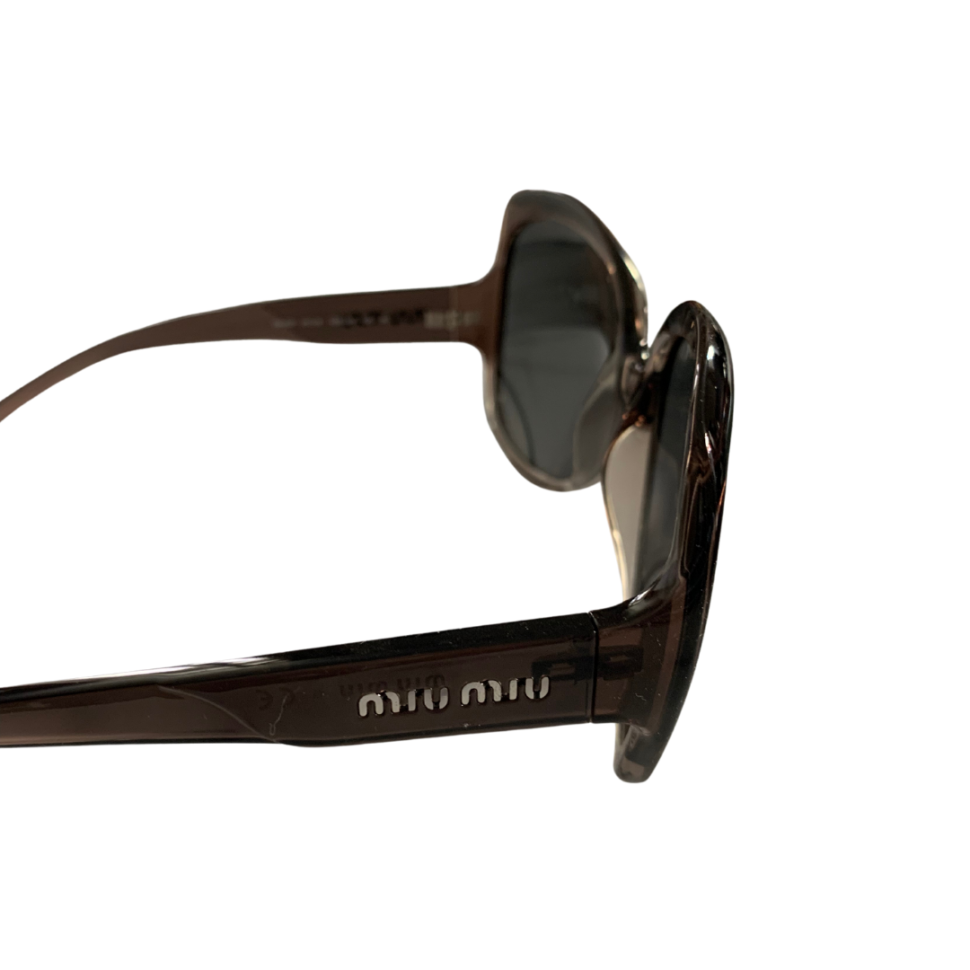Brown Miu Miu glasses