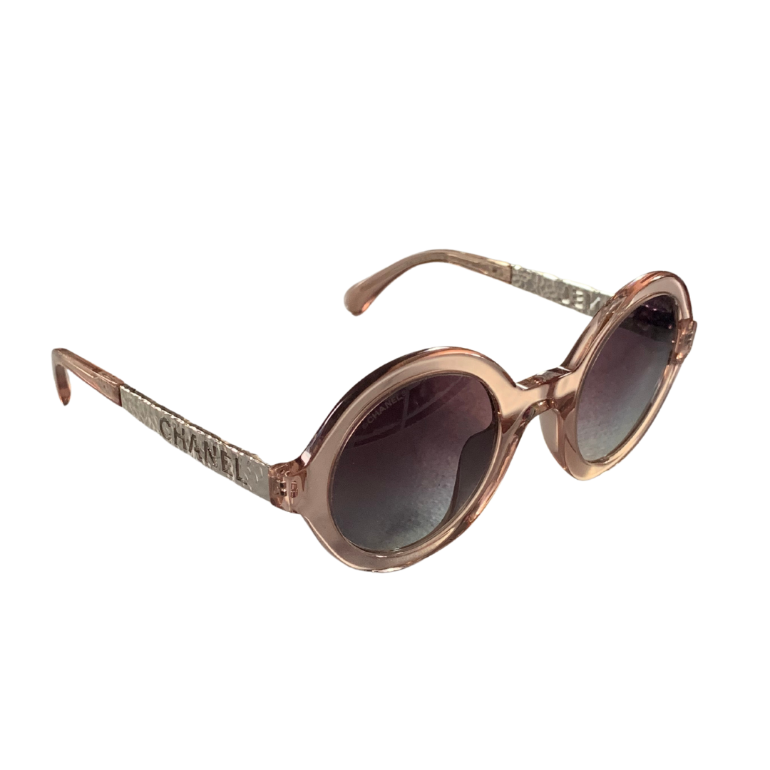 Chanel round pink sunglasses | LOOP-Marktplatz