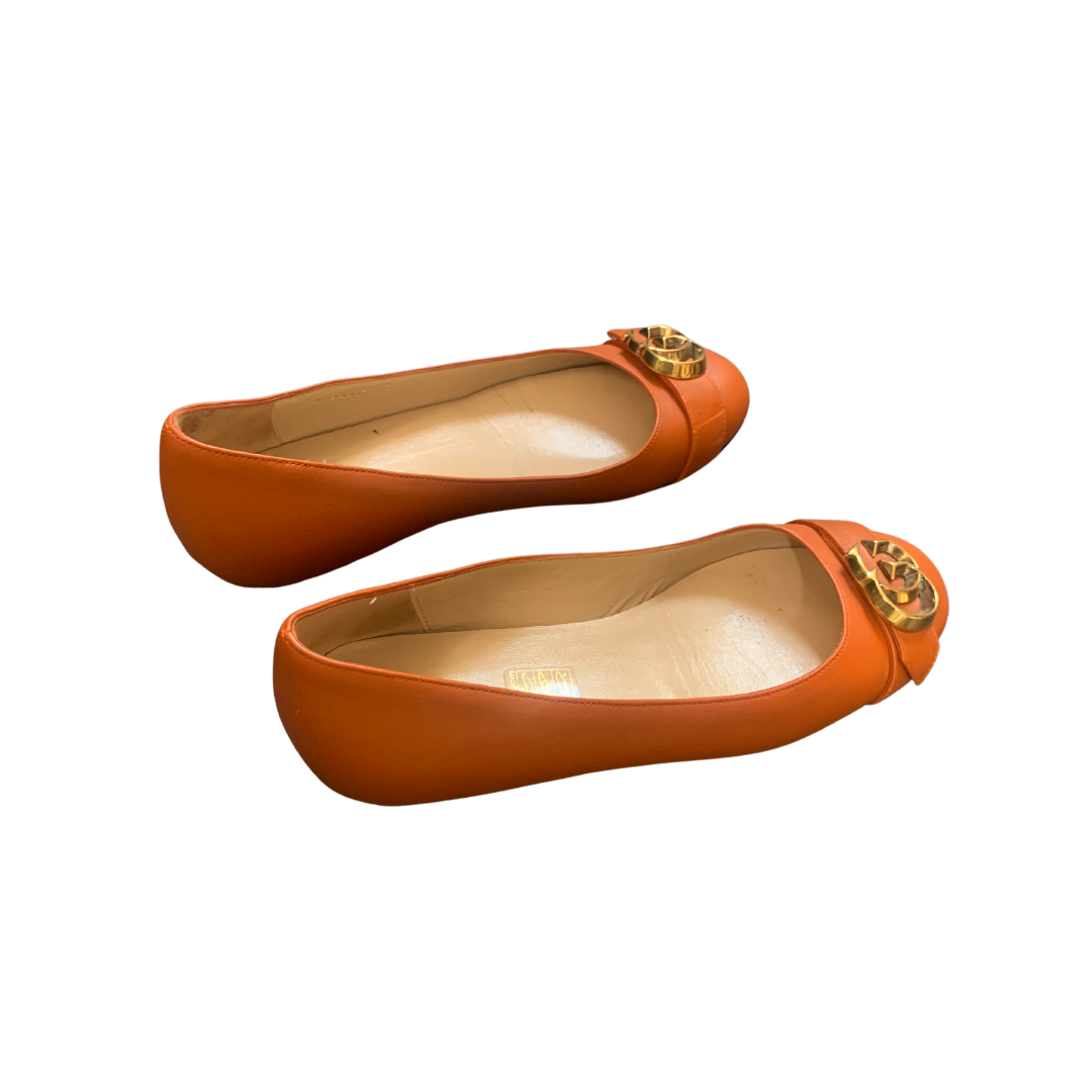 Vintage Gucci orange ballet flats | LOOP-Marktplatz