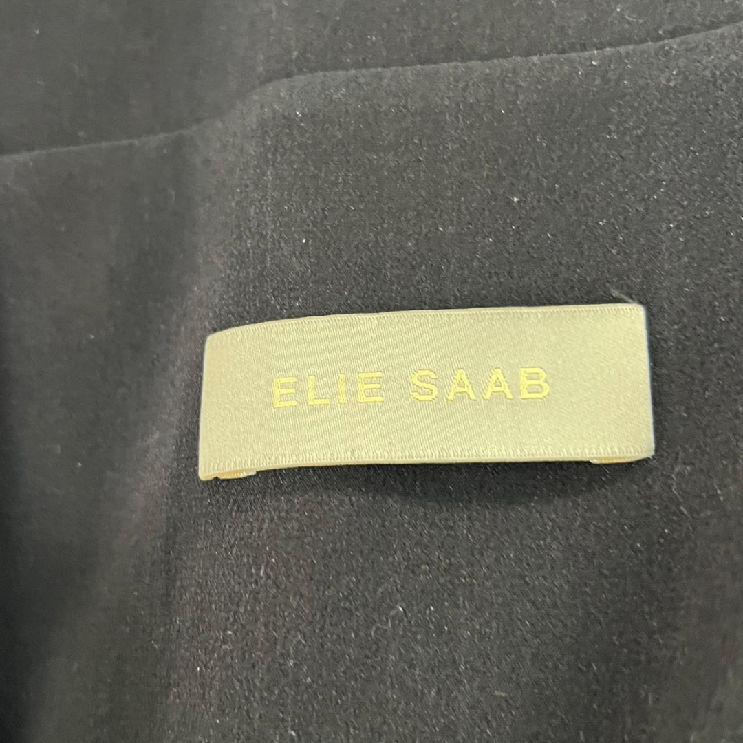 Elie Saab fuchsia/black sequin dress