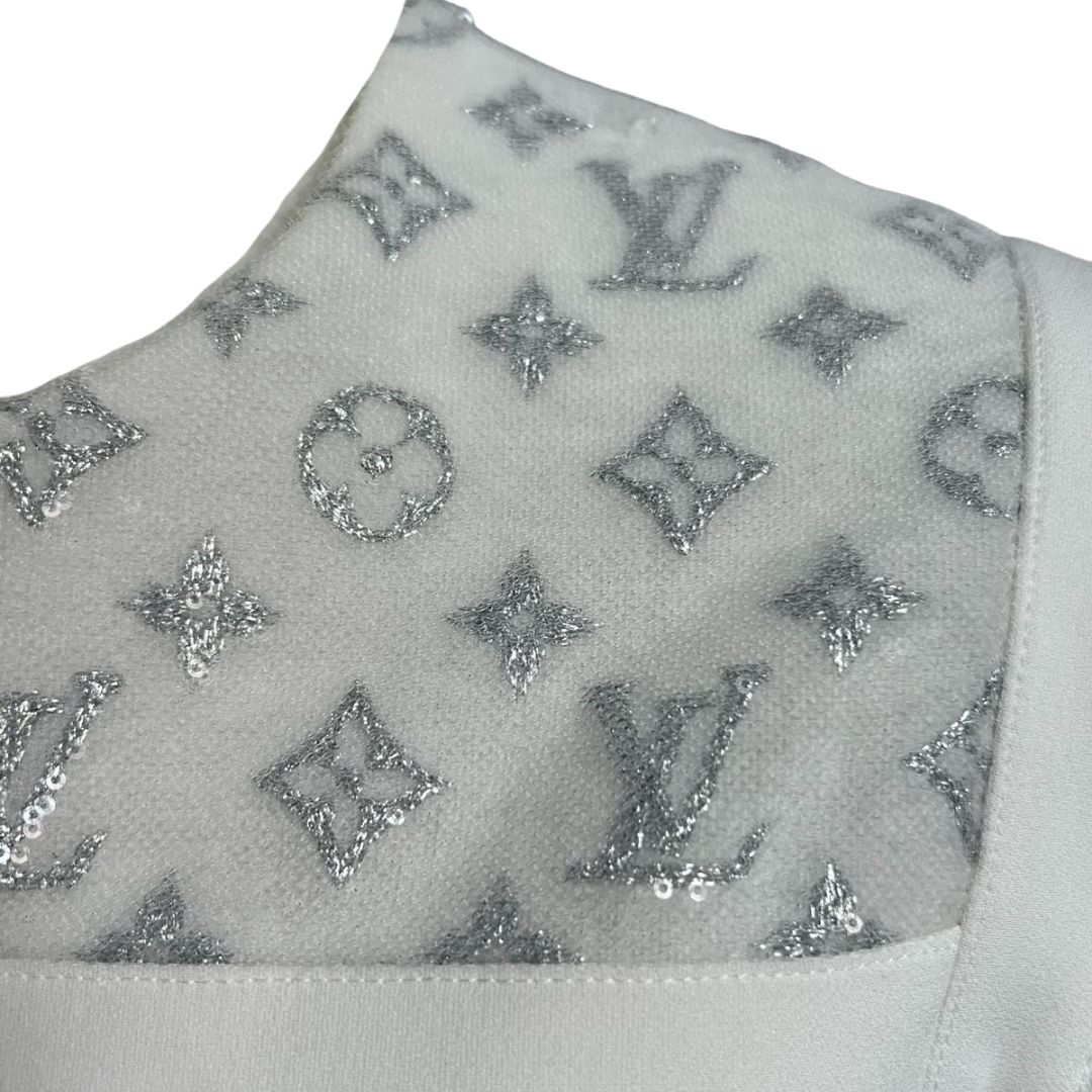 White Louis Vuitton dress