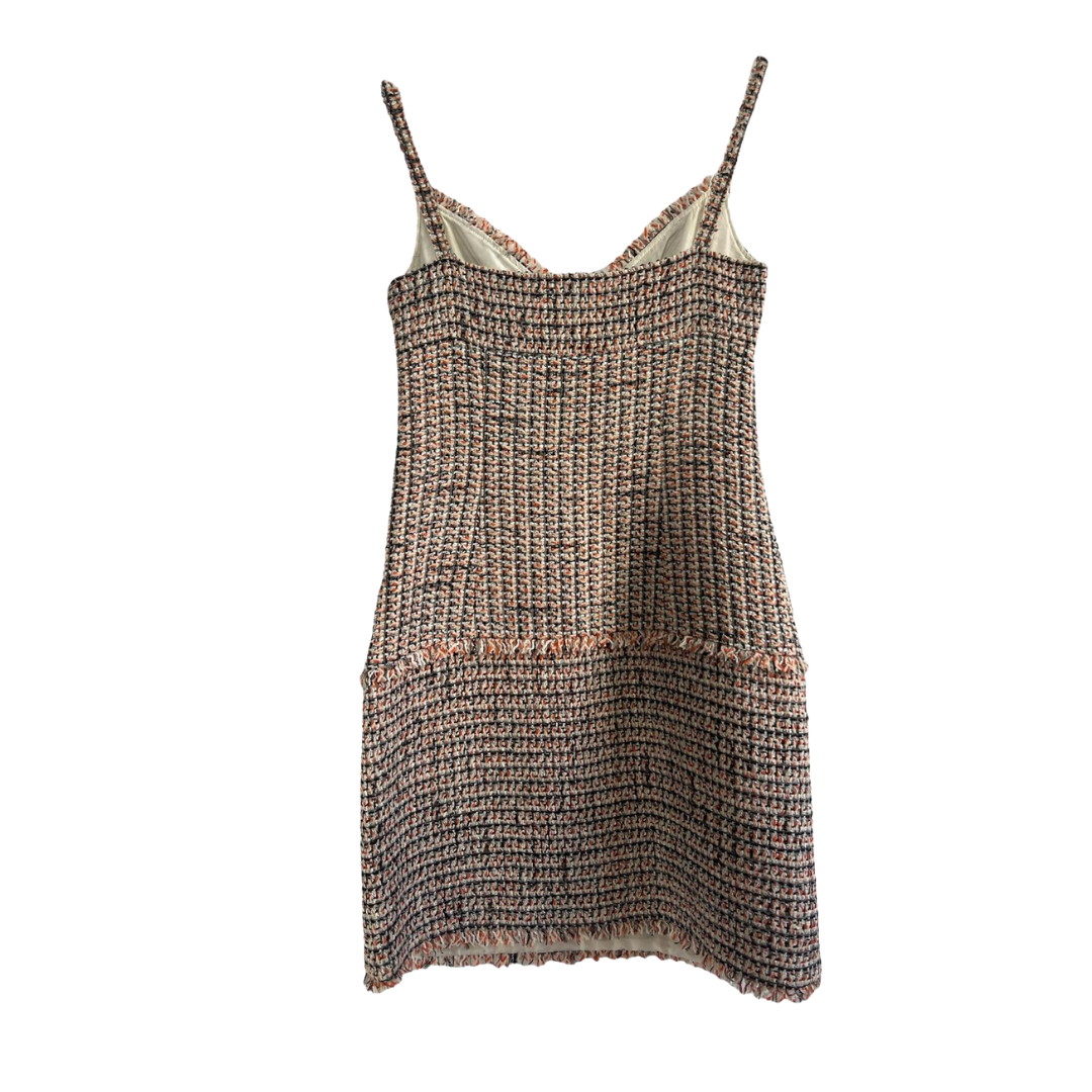 Chanel multicolored tweed dress