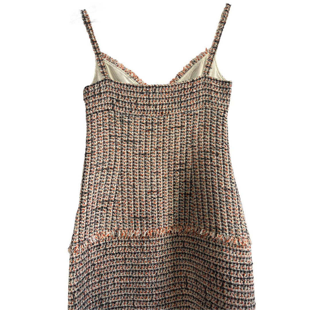 Chanel multicolored tweed dress