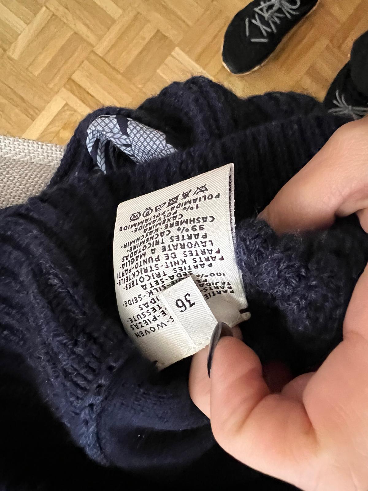 Hermès navy blue turtleneck sweater