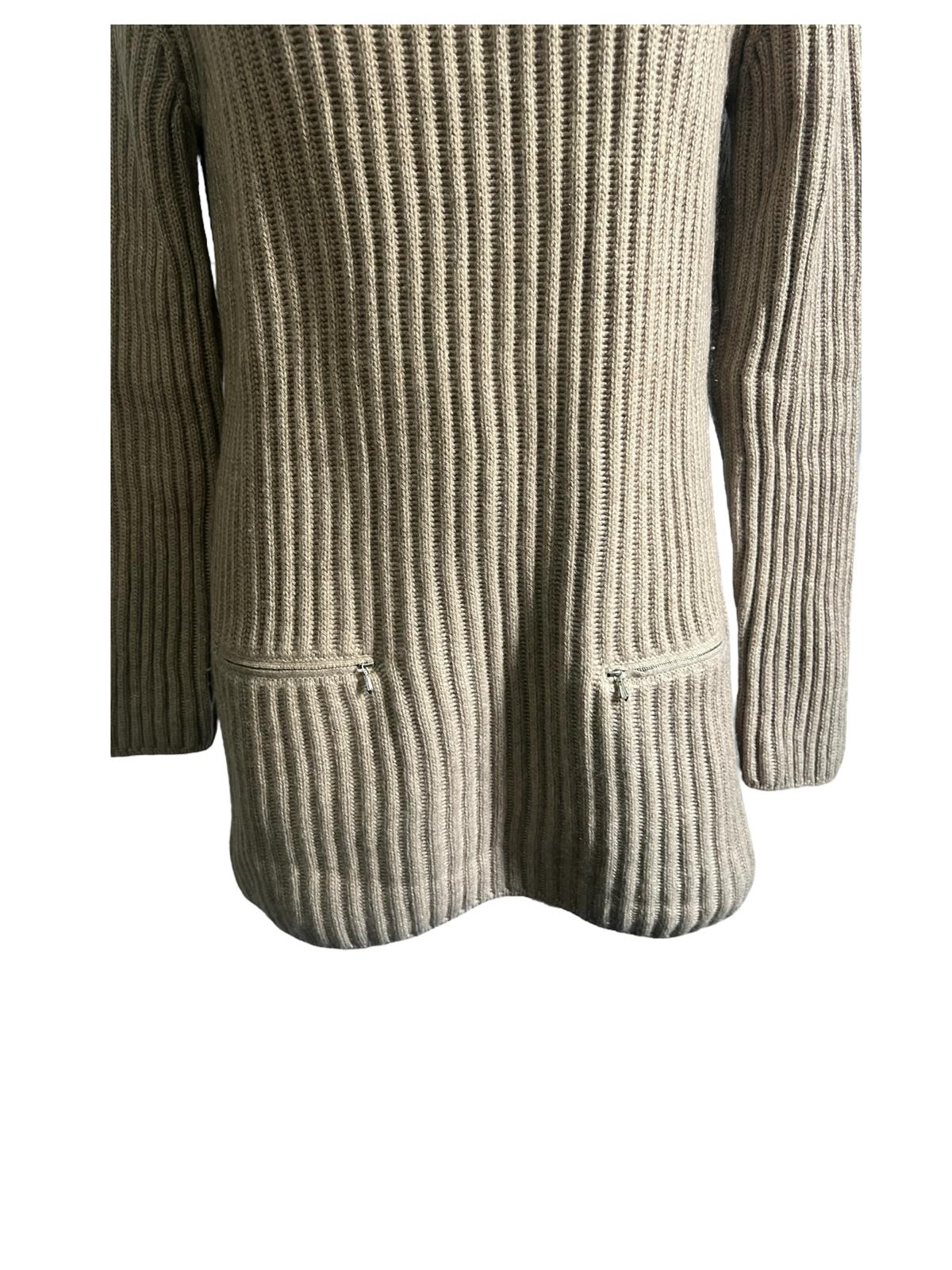 Hermès wool turtleneck dress