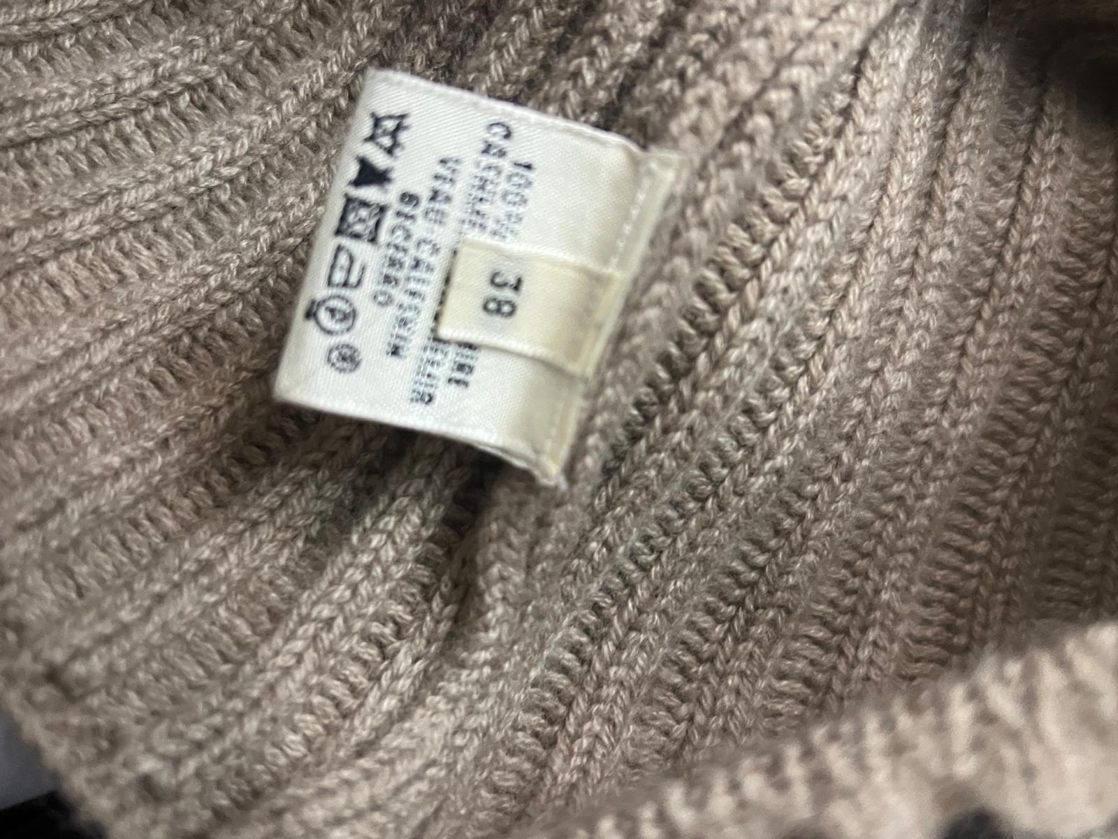 Hermès wool turtleneck dress