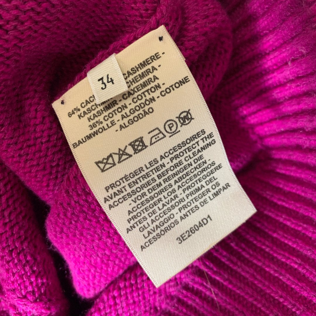 Hermès Fuchsia Silk Scarf