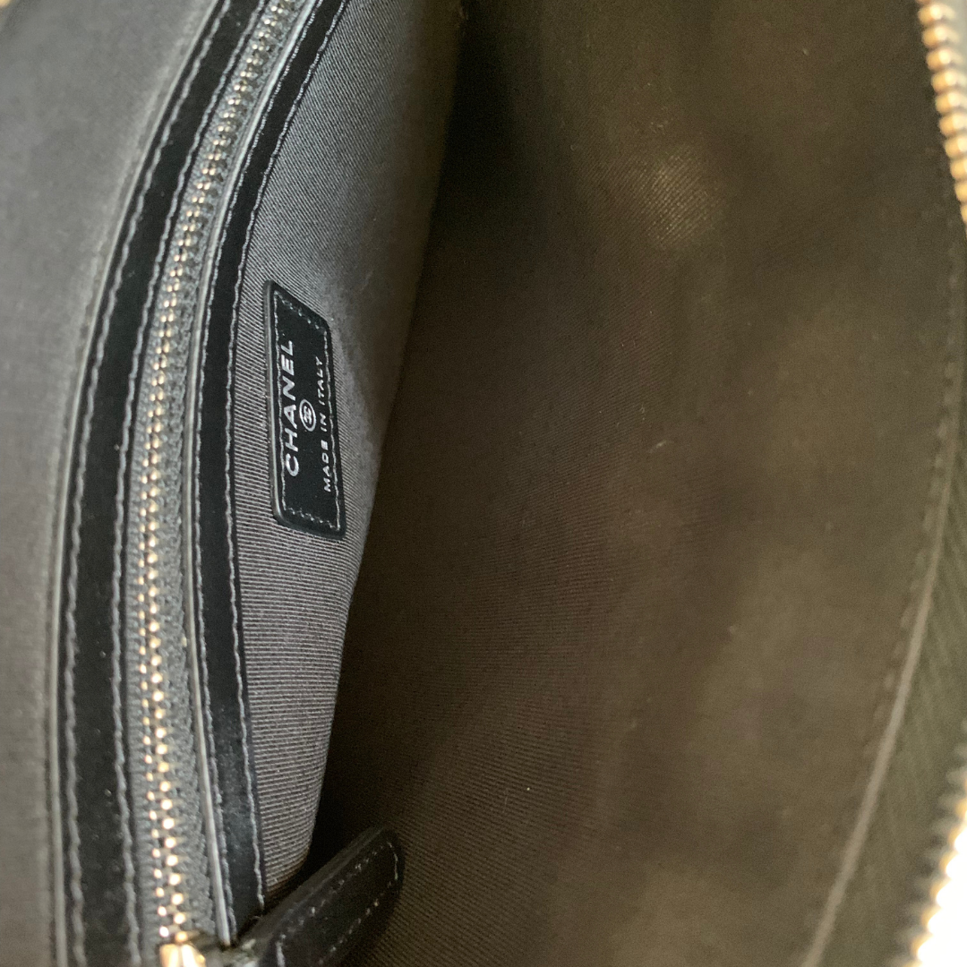 Black Chanel clutch