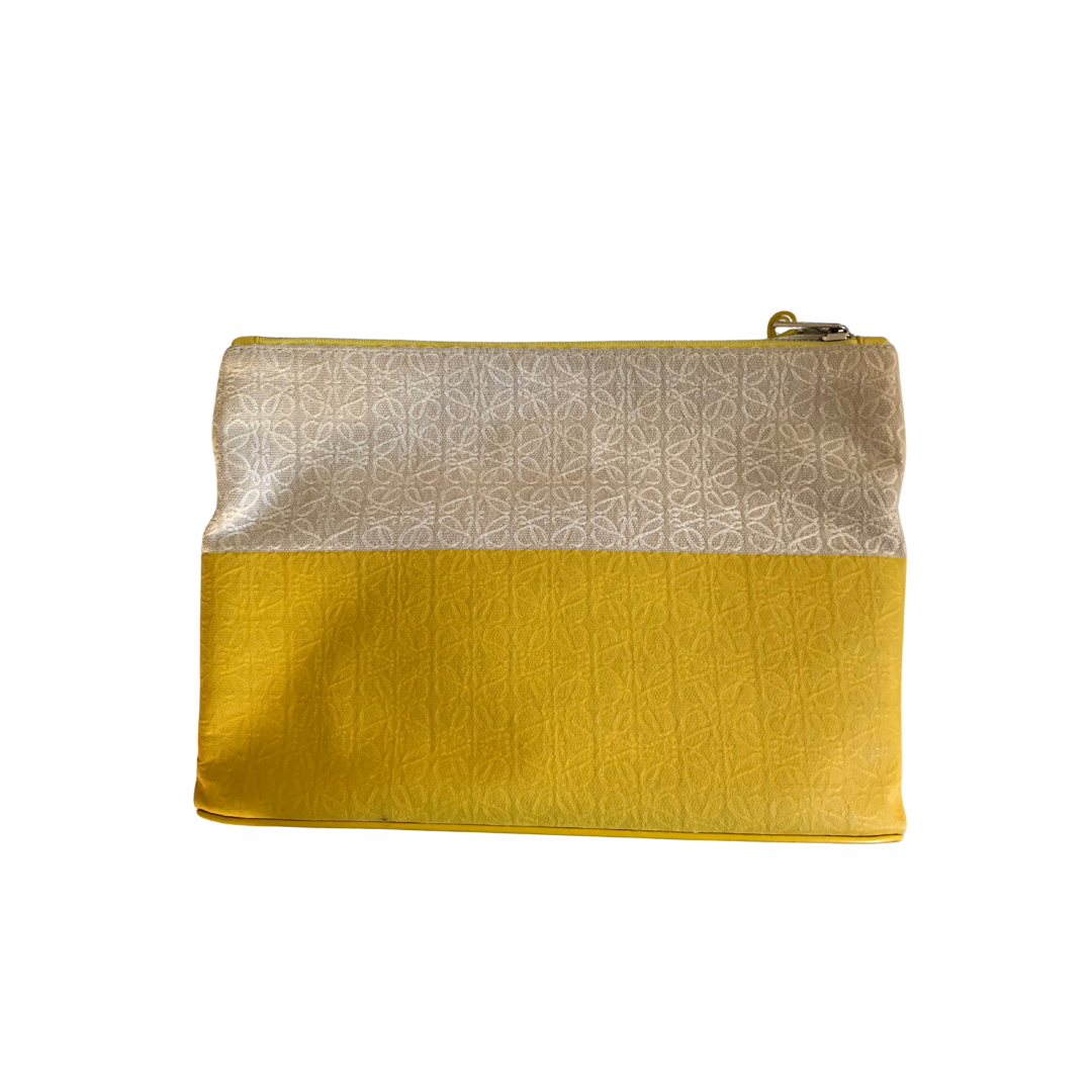 Yellow Loewe clutch