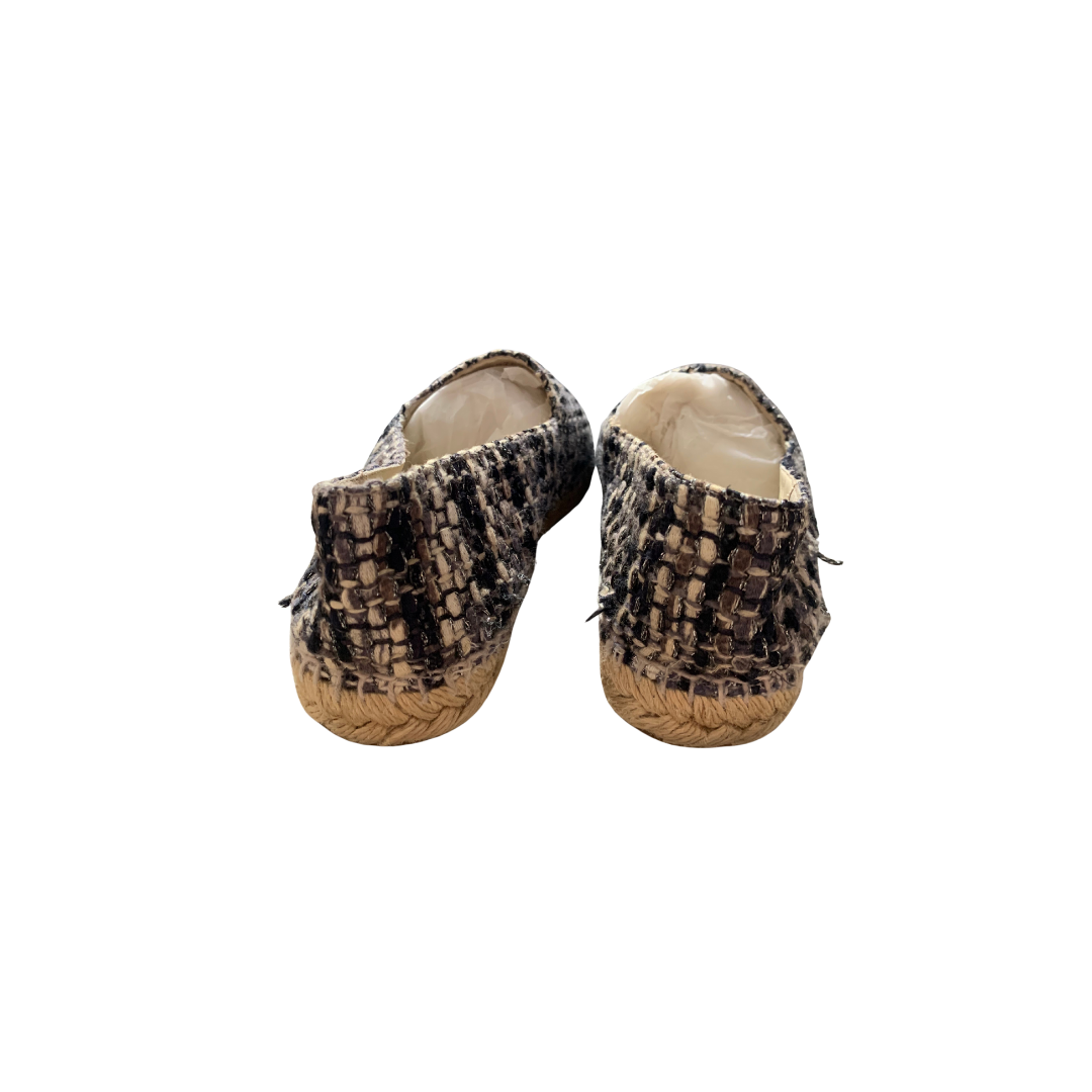 Chanel blue/silver espadrilles
