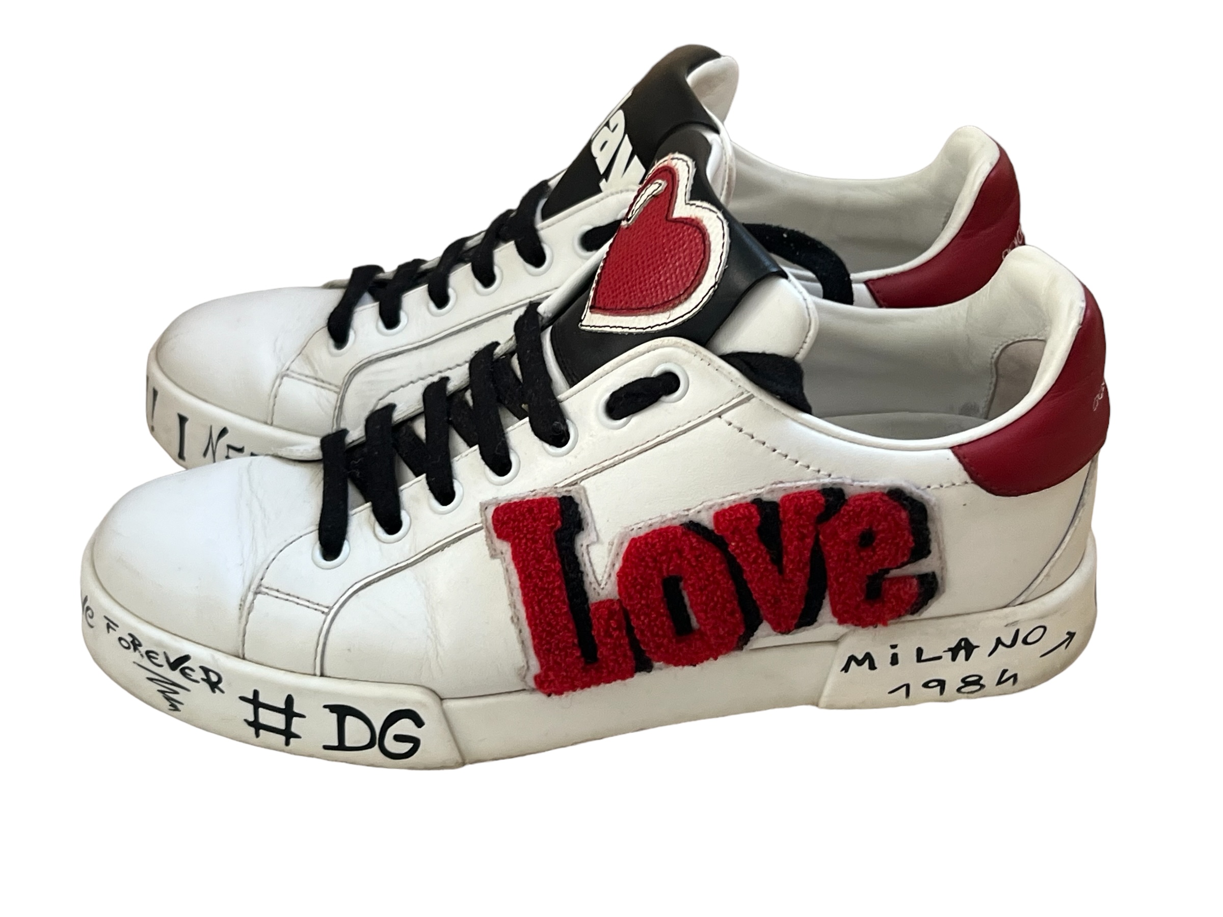 Low-top sneakers D&G Love graffiti