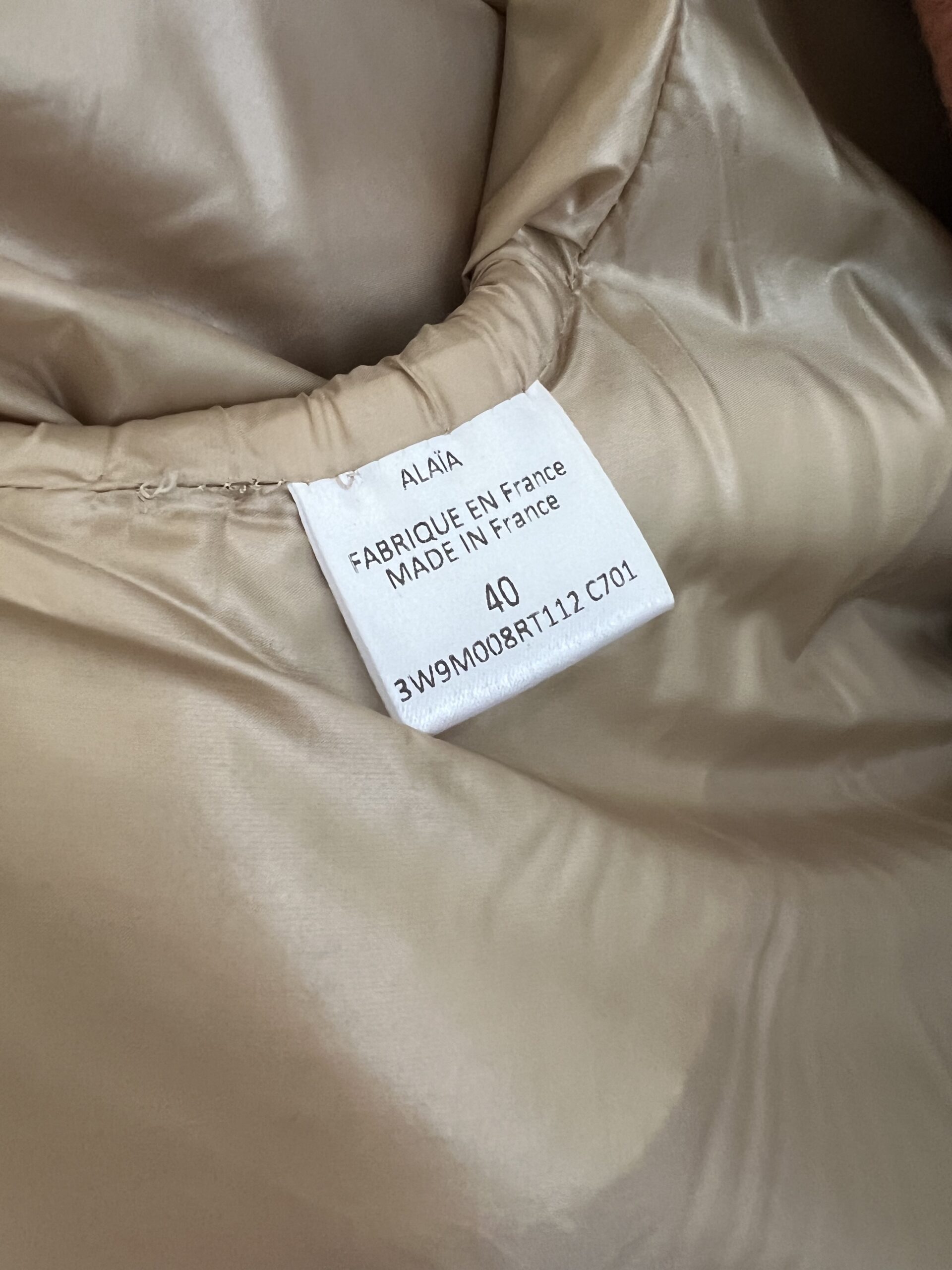 Alaïa coat | LOOP Marketplace