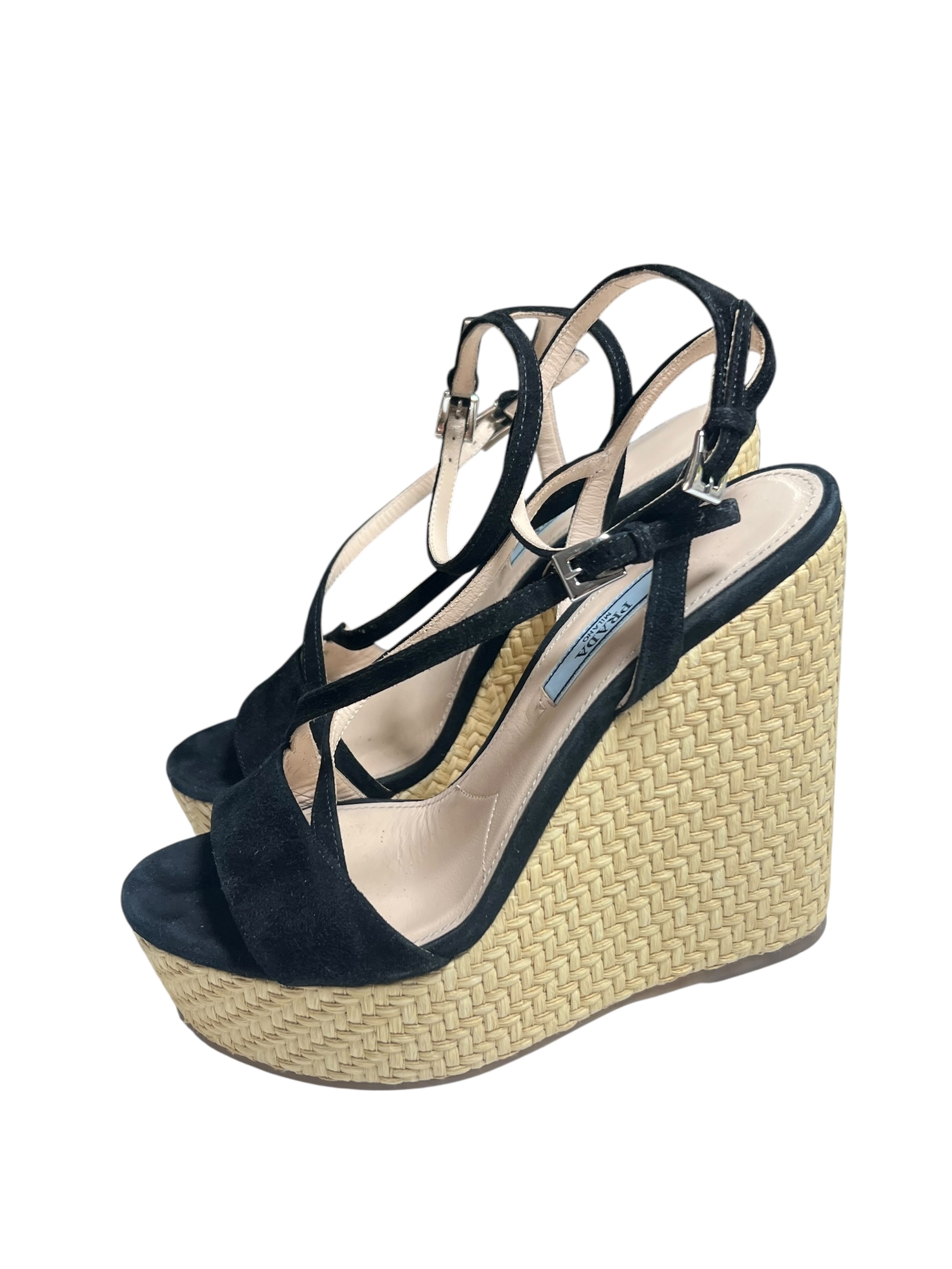 Prada wedge sandals