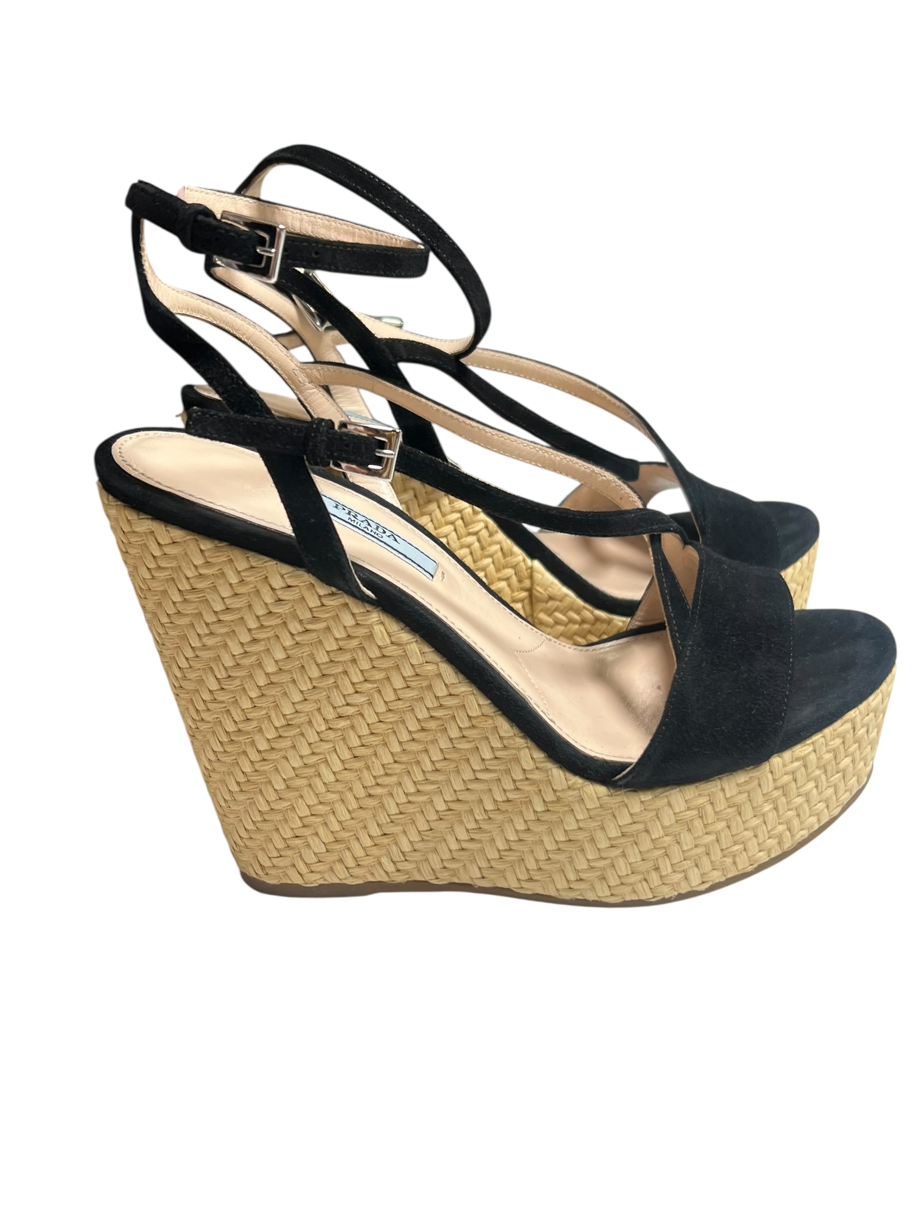 Prada wedge sandals