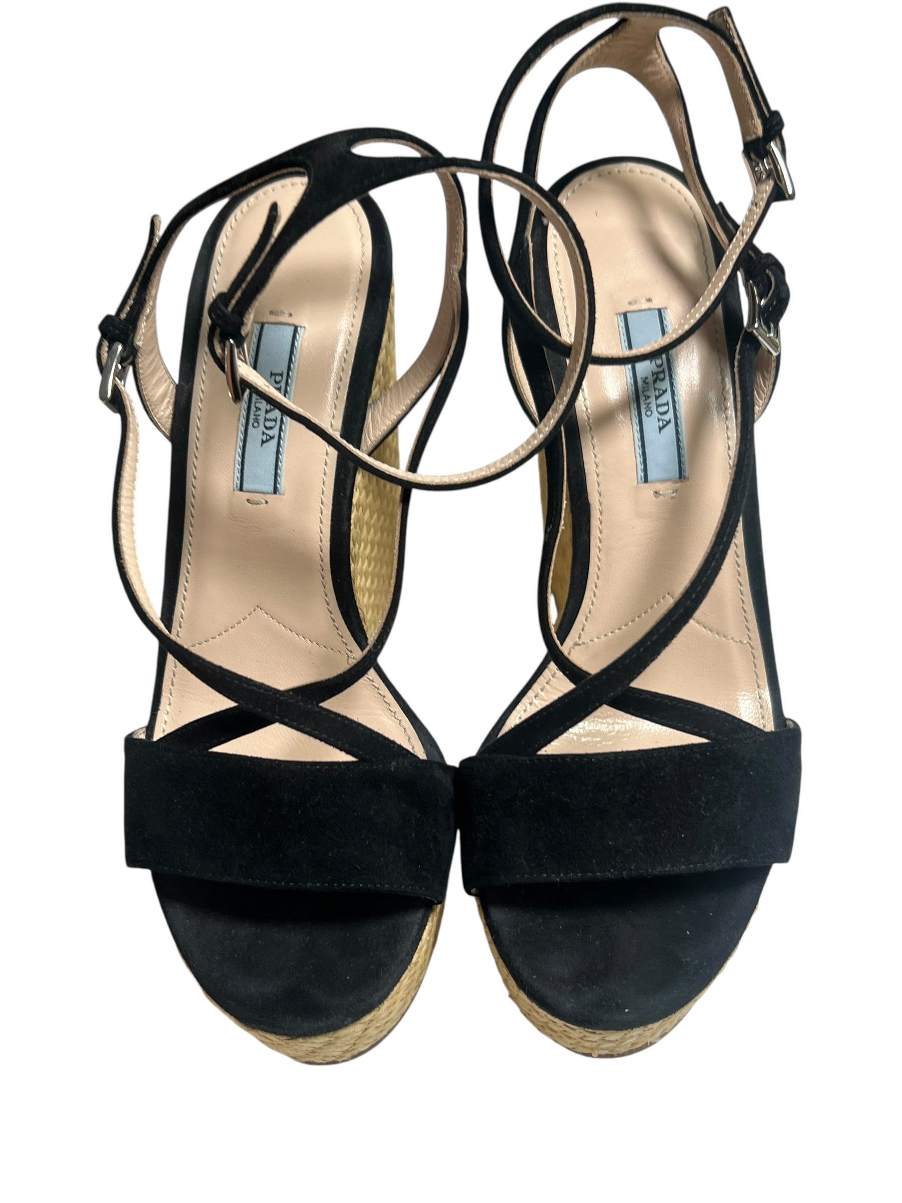 Prada wedge sandals