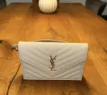 Yves Saint Laurent Envelope Chain Wallet