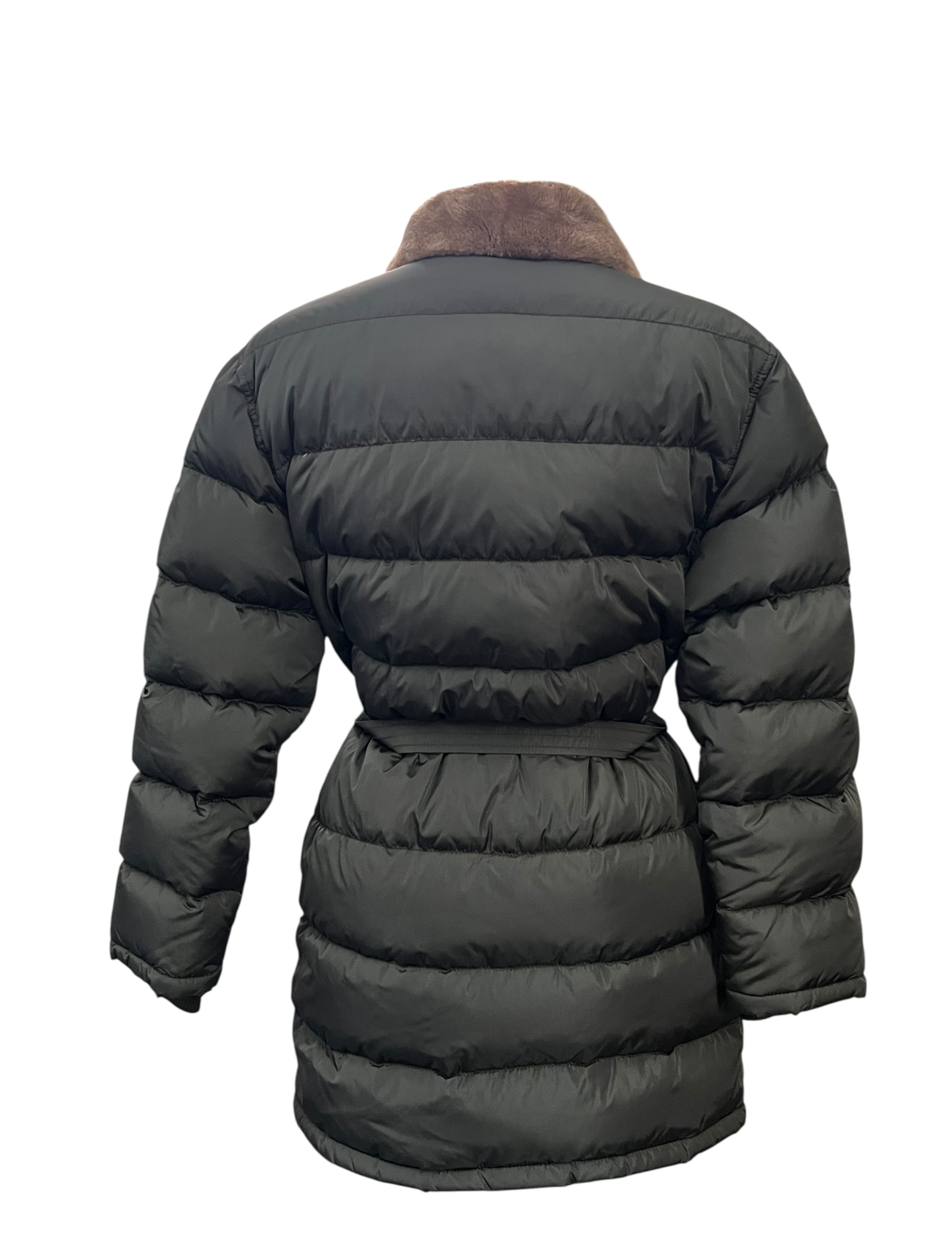 Khaki Prada down jacket