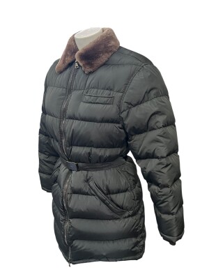 Khaki Prada down jacket | LOOP-Marktplatz