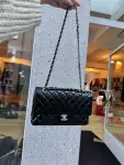 Chanel Double Flap Medium in Patentleder