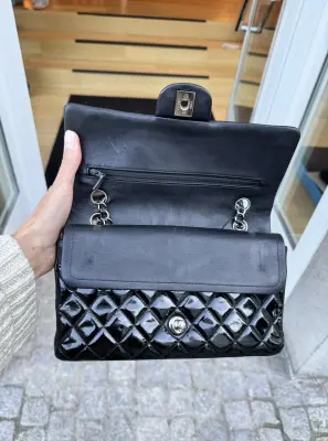 Chanel Double Flap in Patent Leder | LOOP-Marktplatz