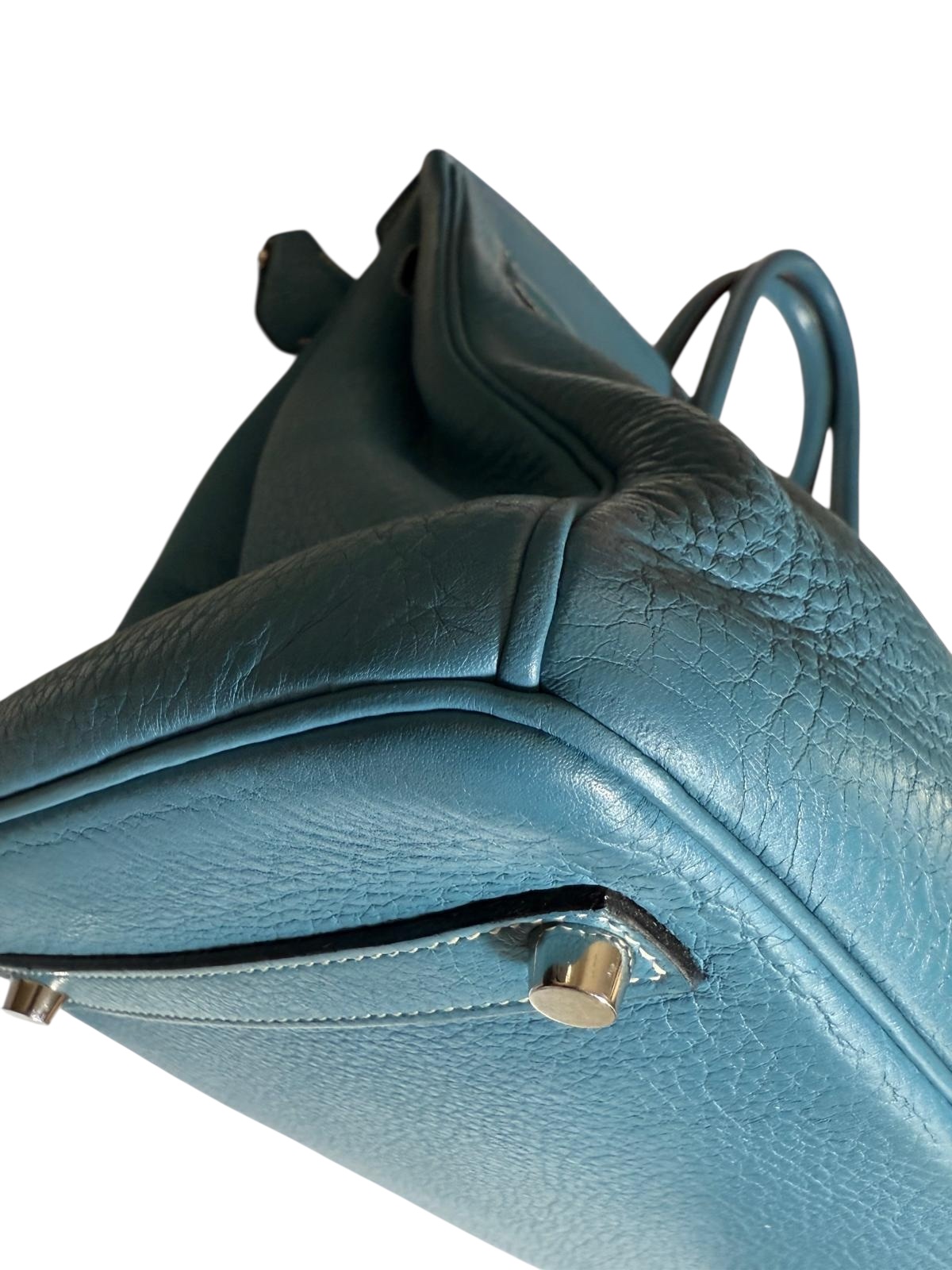 Birkin 35 Blue Jeans