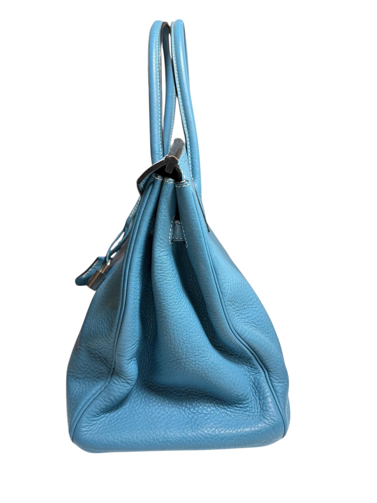 Birkin 35 Blue Jeans