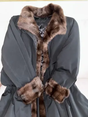 JOBIS Mantel mit Nerzbesatz | LOOP-Marktplatz