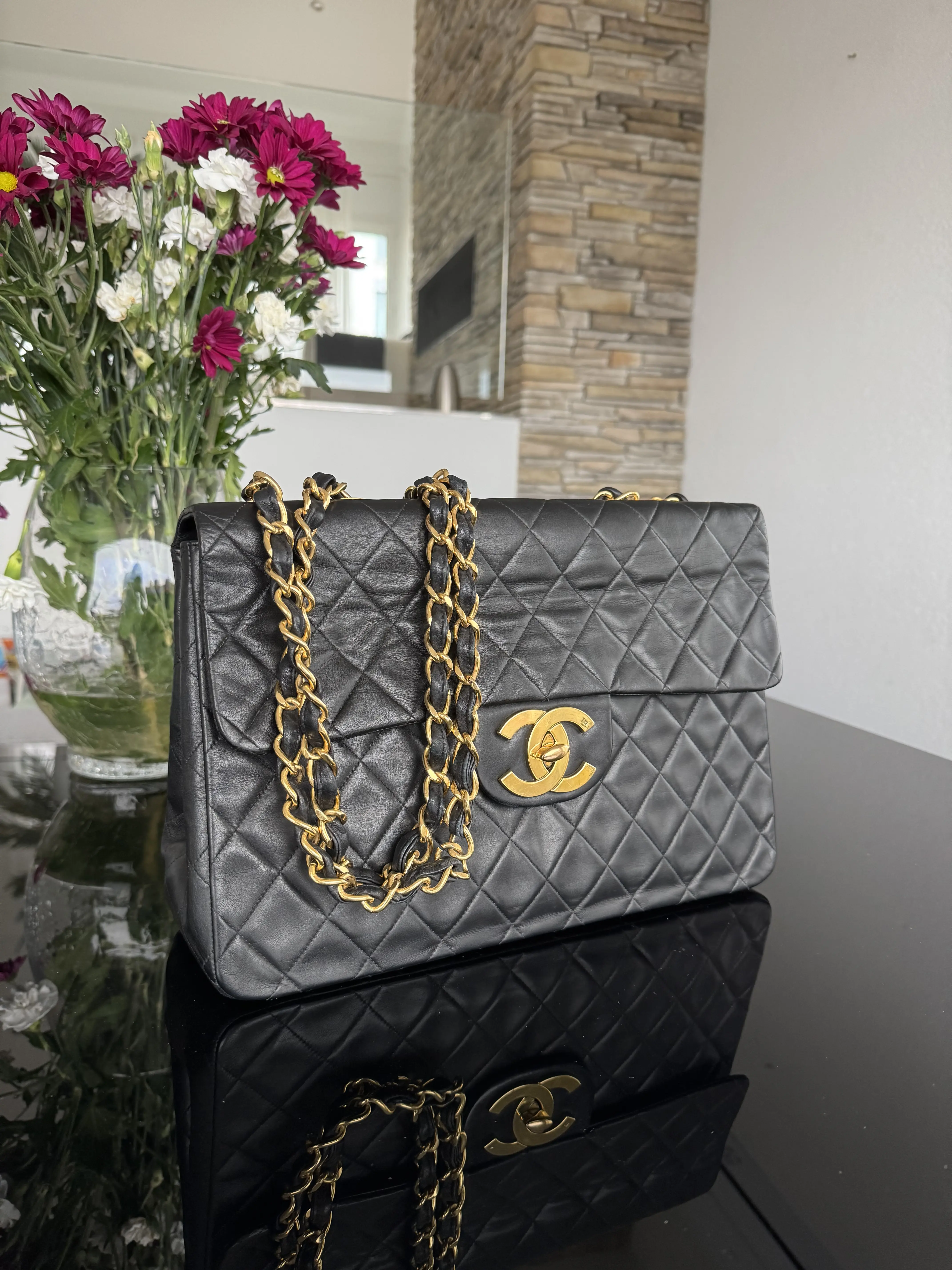 CHANEL Jumbo XL Vintage, Single Flap | LOOP Marketplace