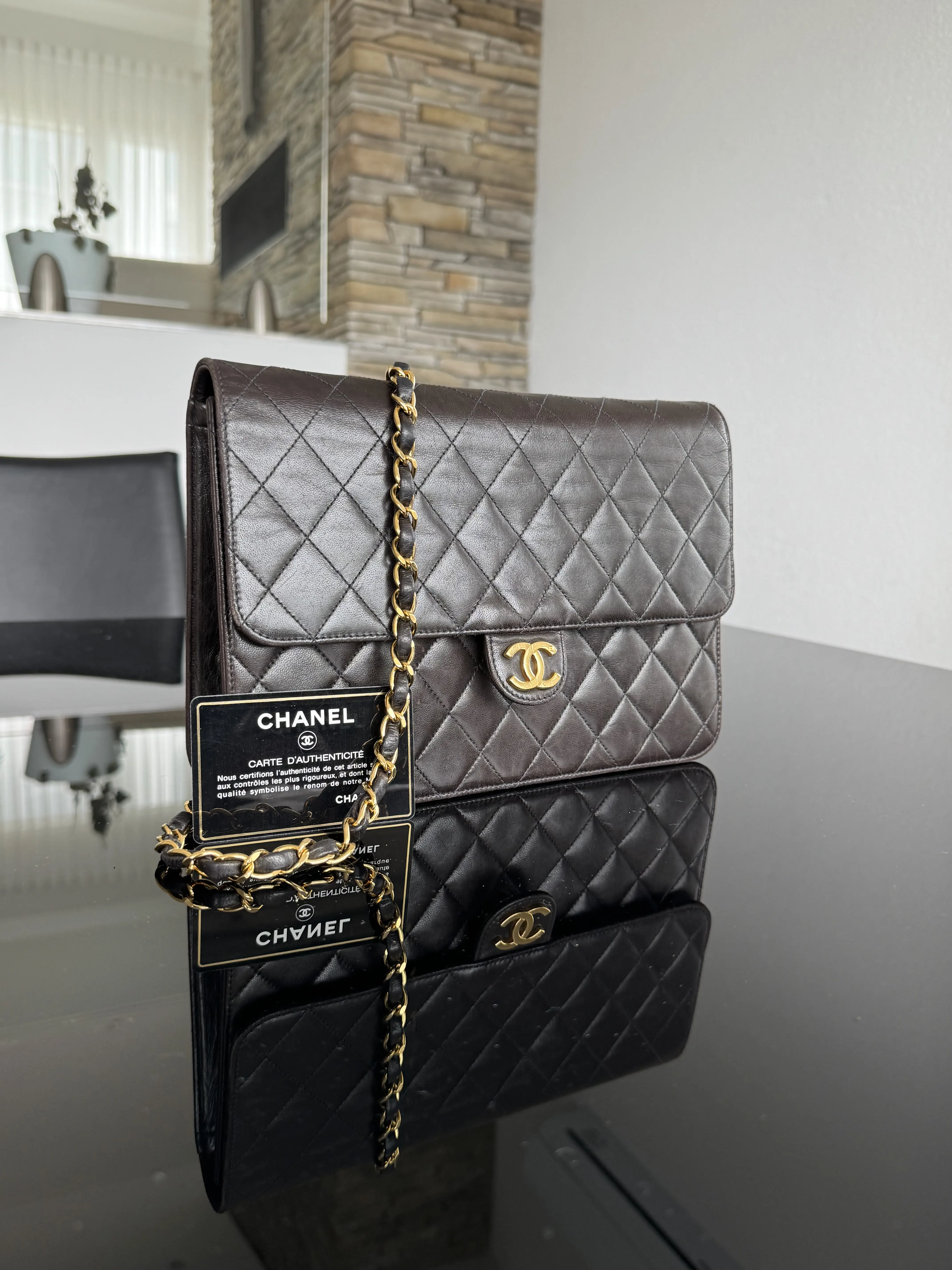 CHANEL Single flap Brown | LOOP-Marktplatz