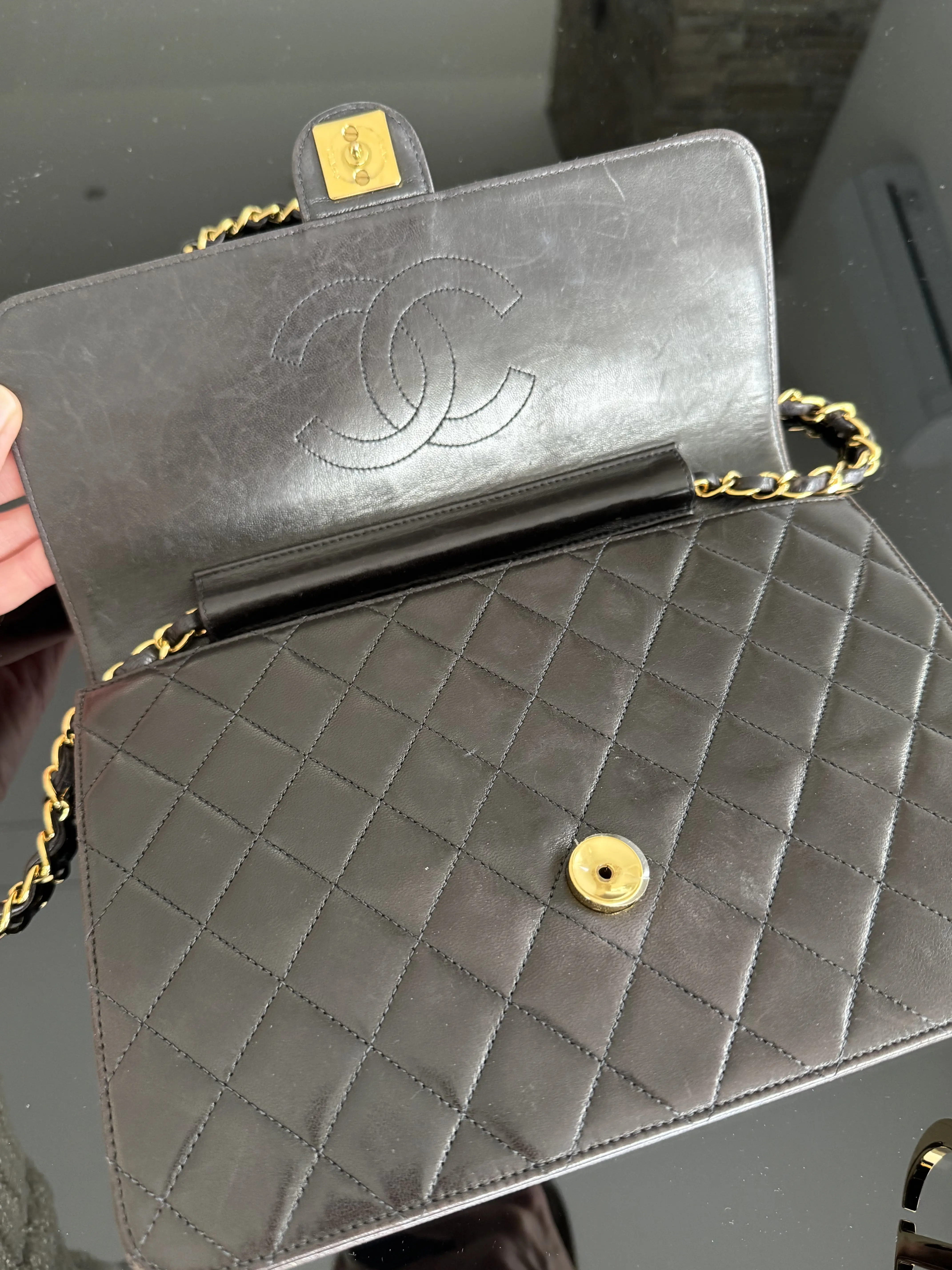 CHANEL Single flap Brown | LOOP-Marktplatz