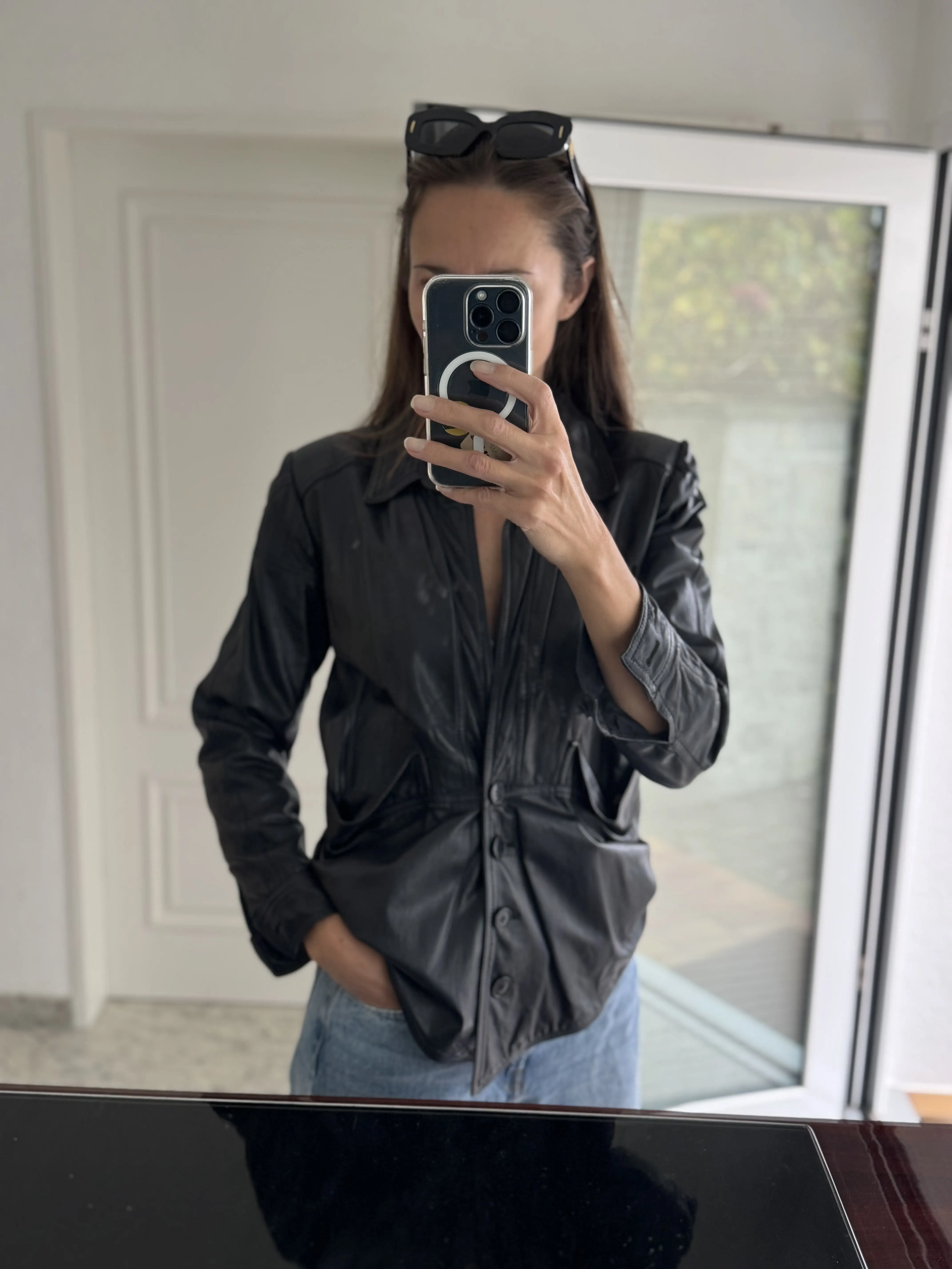 GIANFRANCO FERRE Lederjacke | LOOP-Marktplatz