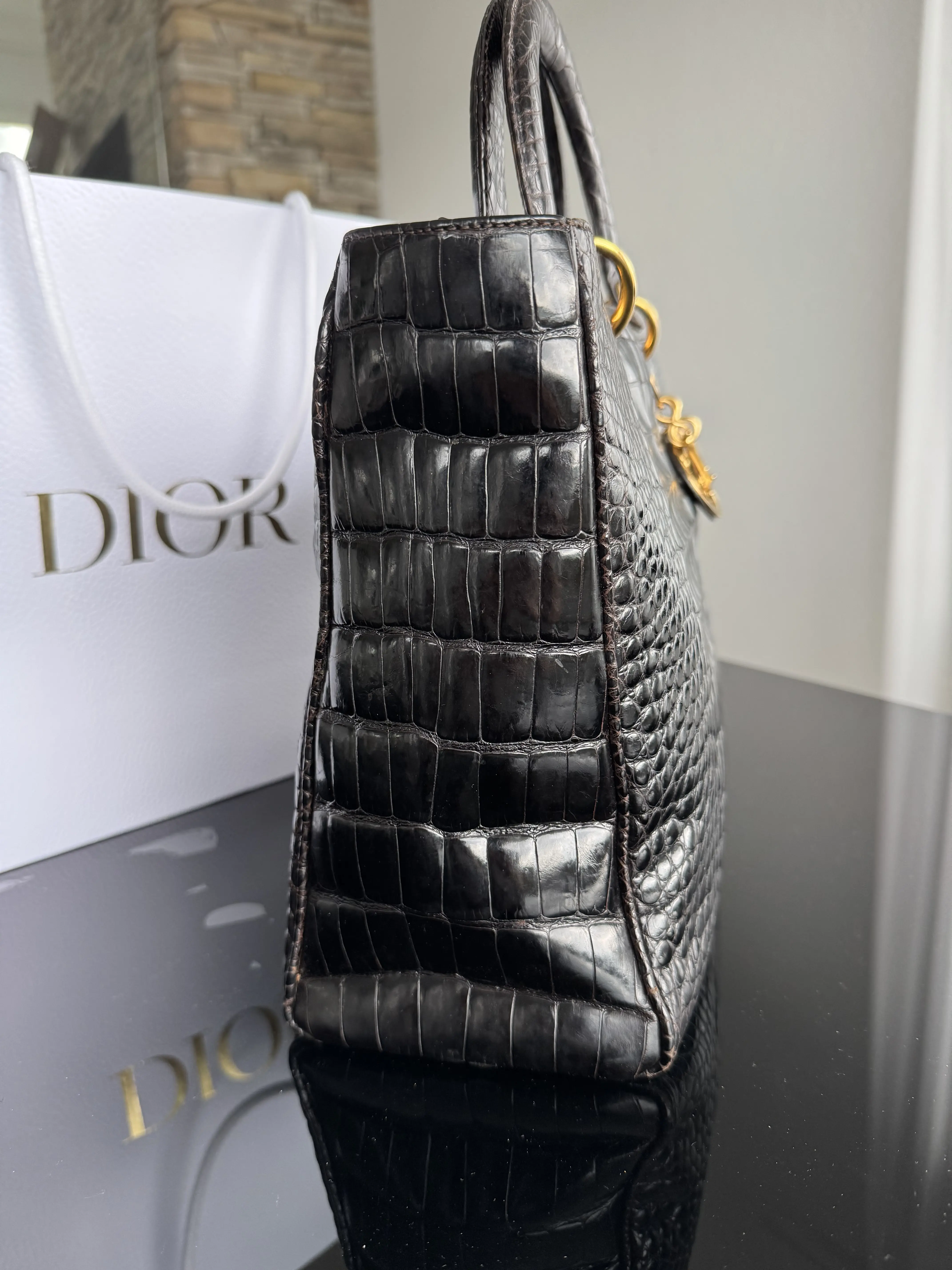 Christian Dior Large Lady Alligator | LOOP-Marktplatz