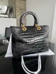 Christian Dior Large Lady Alligator