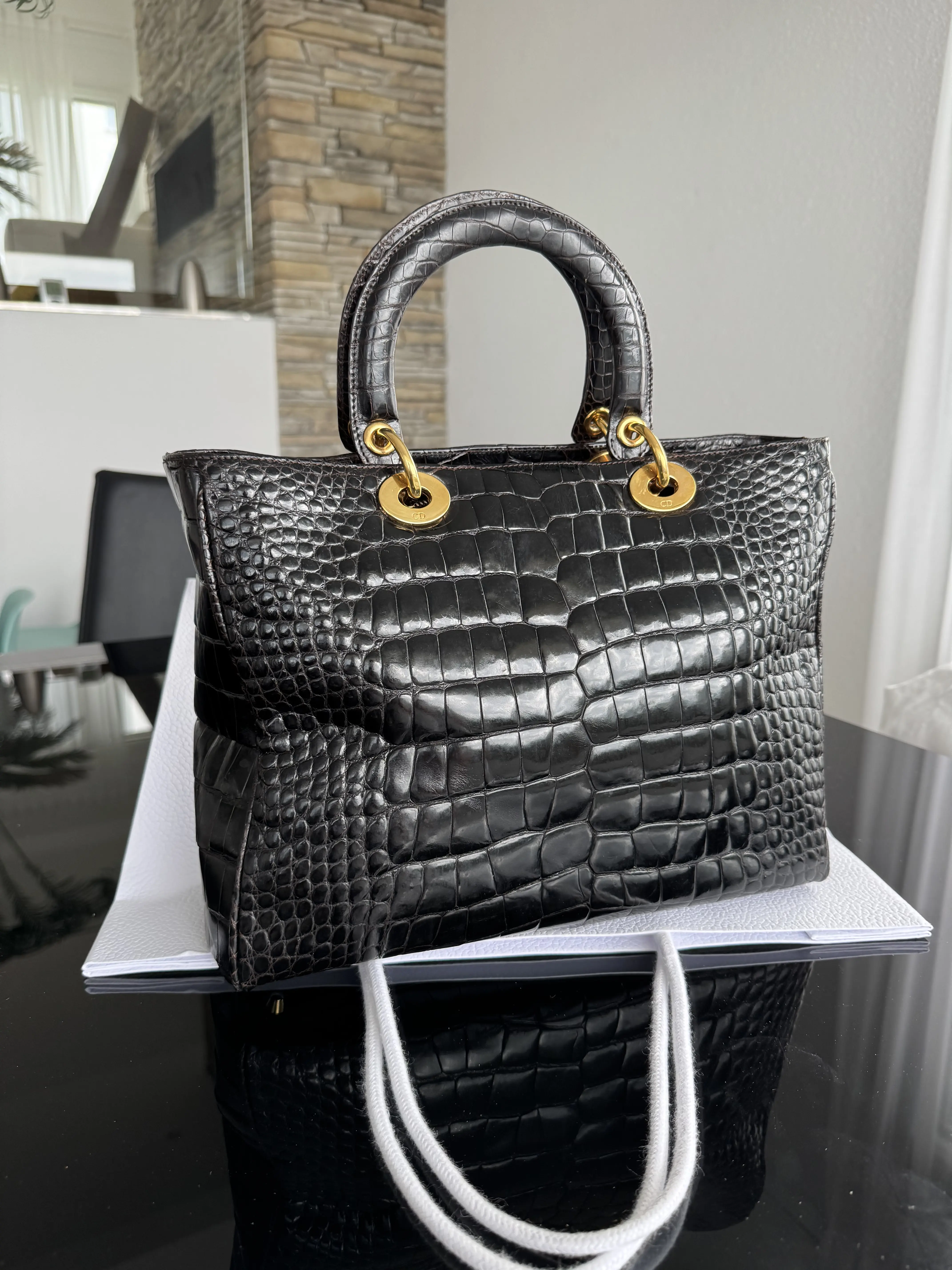 Christian Dior Large Lady Alligator | LOOP-Marktplatz