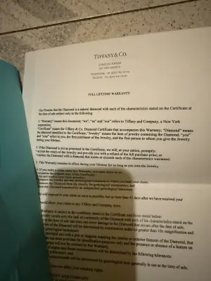 TIFFANY & CO Engagement ring platinum | LOOP-Marktplatz