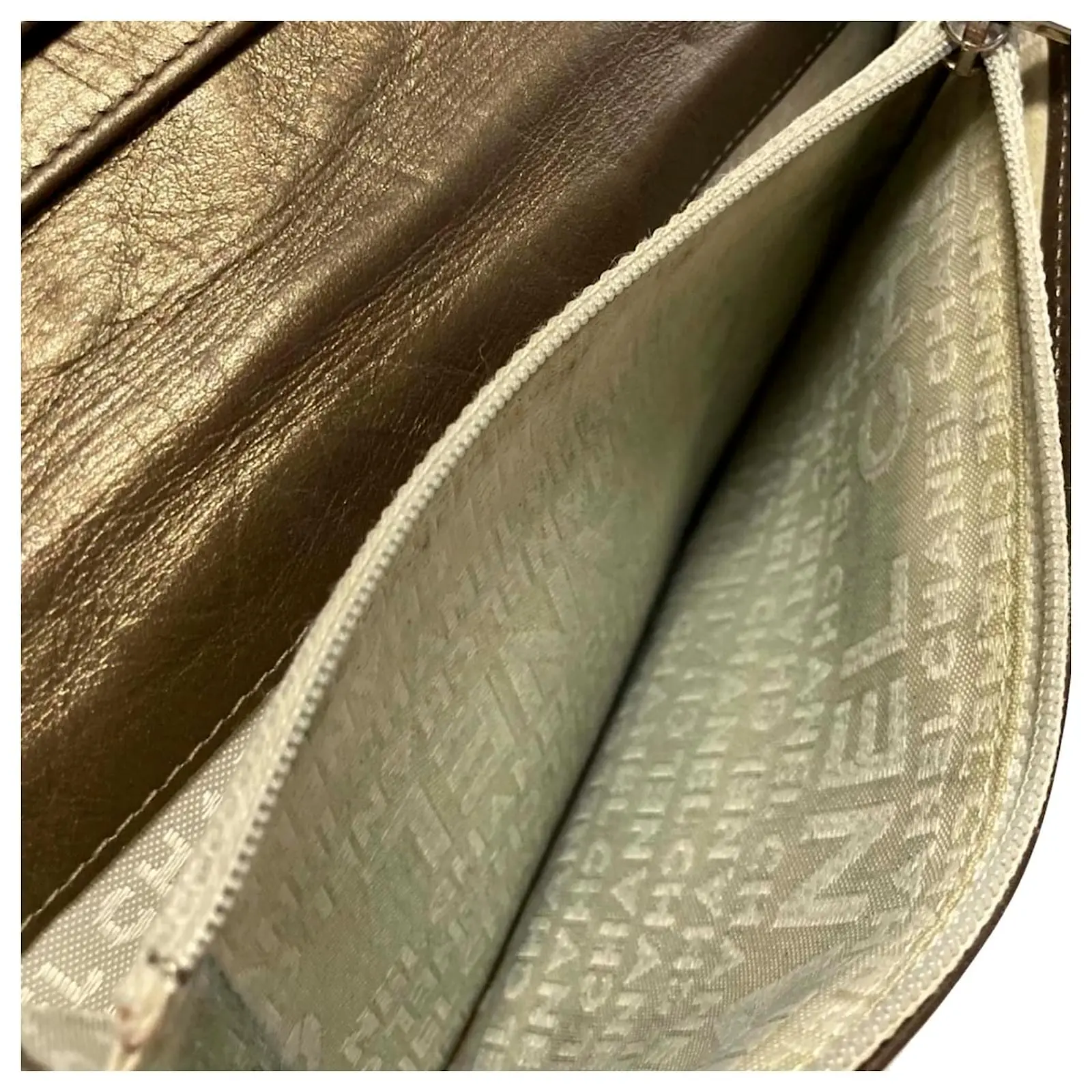 CHANEL Cambon Long wallet bronze | LOOP Marketplace