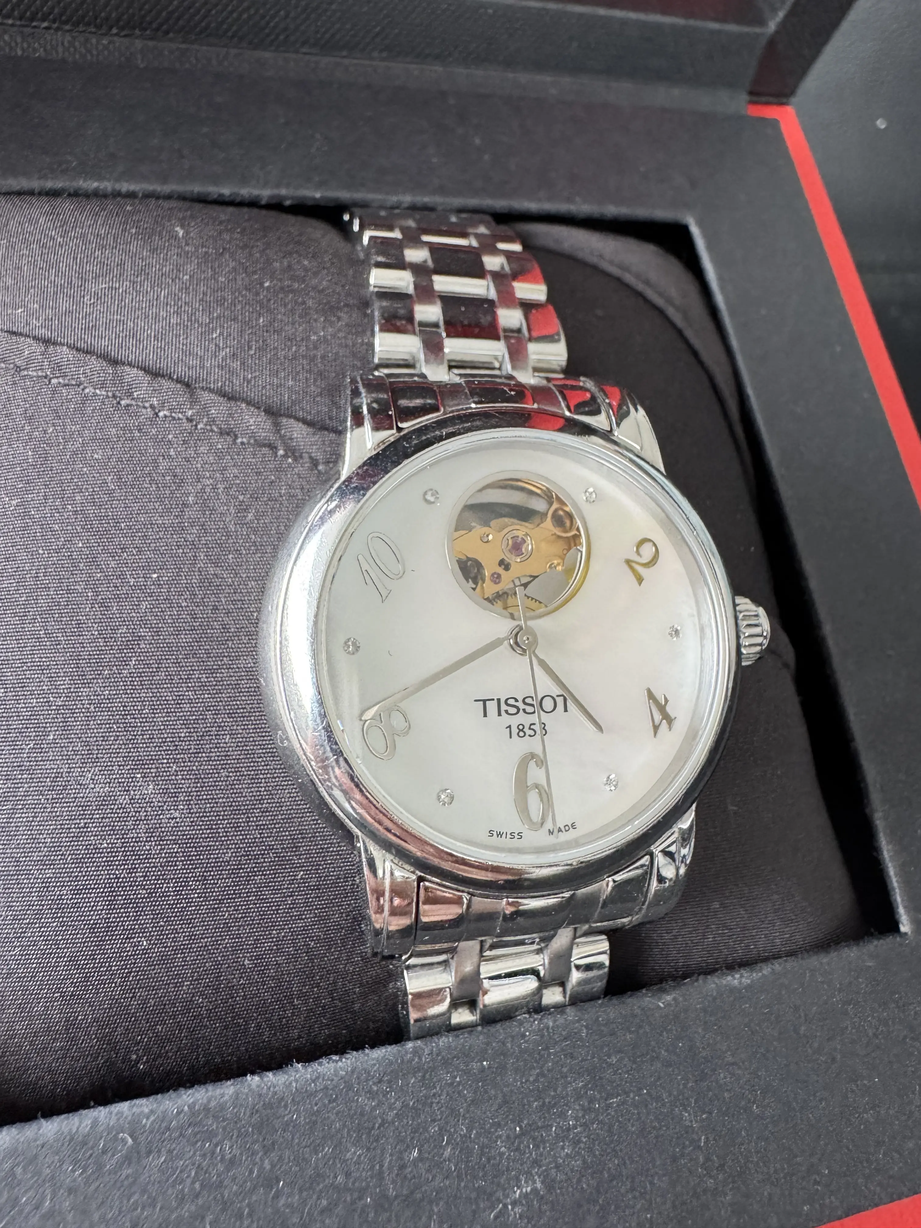 TISSOT Lady open heart mit Diamanten | LOOP-Marktplatz