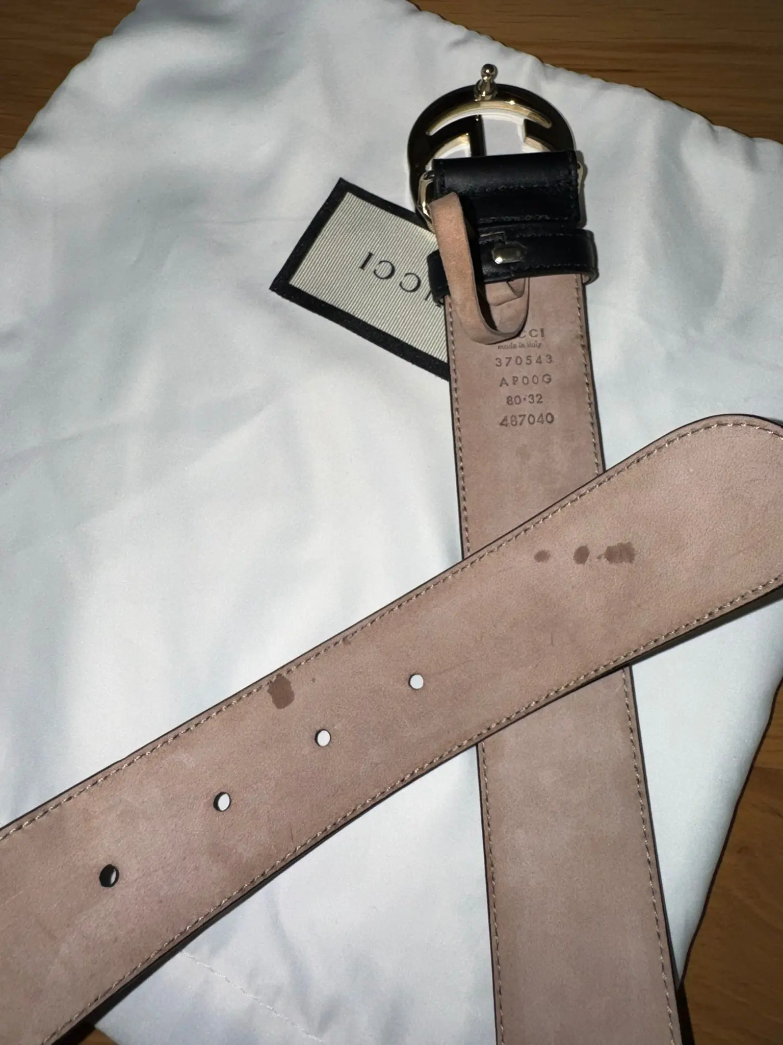 GUCCI Gürtel mit Doppel-G Schnalle | LOOP-Marktplatz