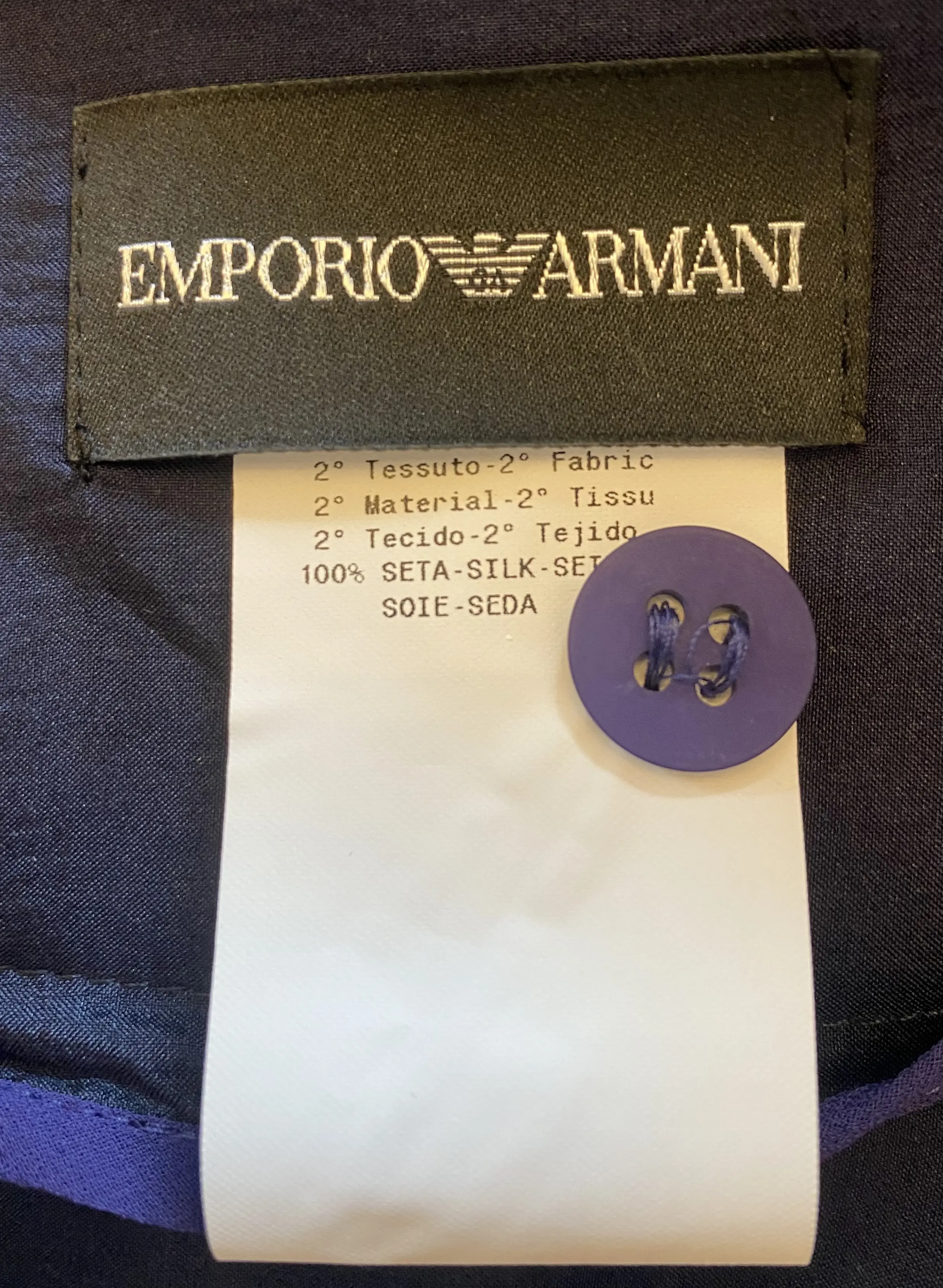 EMPORIO ARMANI Seiden-Wickelrock | Marché LOOP