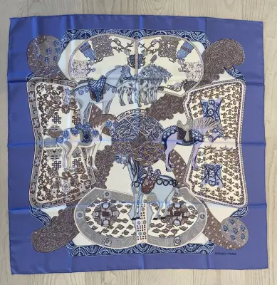 HERMES Foulard „Art des Steppes“ | LOOP-Marktplatz
