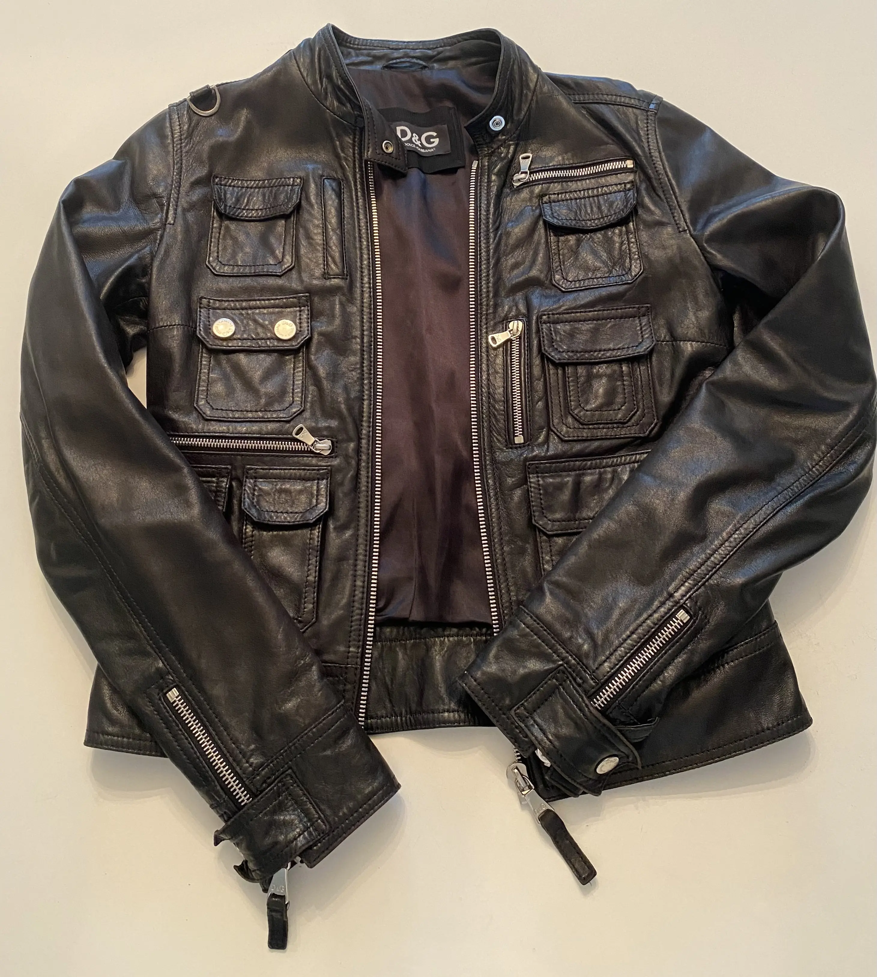 DOLCE & GABBANA Lederjacke | LOOP-Marktplatz