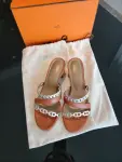 HERMES chain d'ancre Sandalen