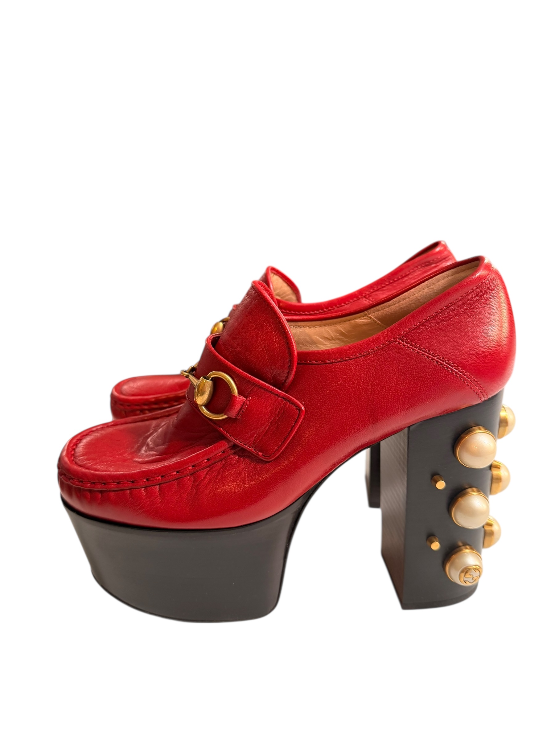 Gucci platform loafers