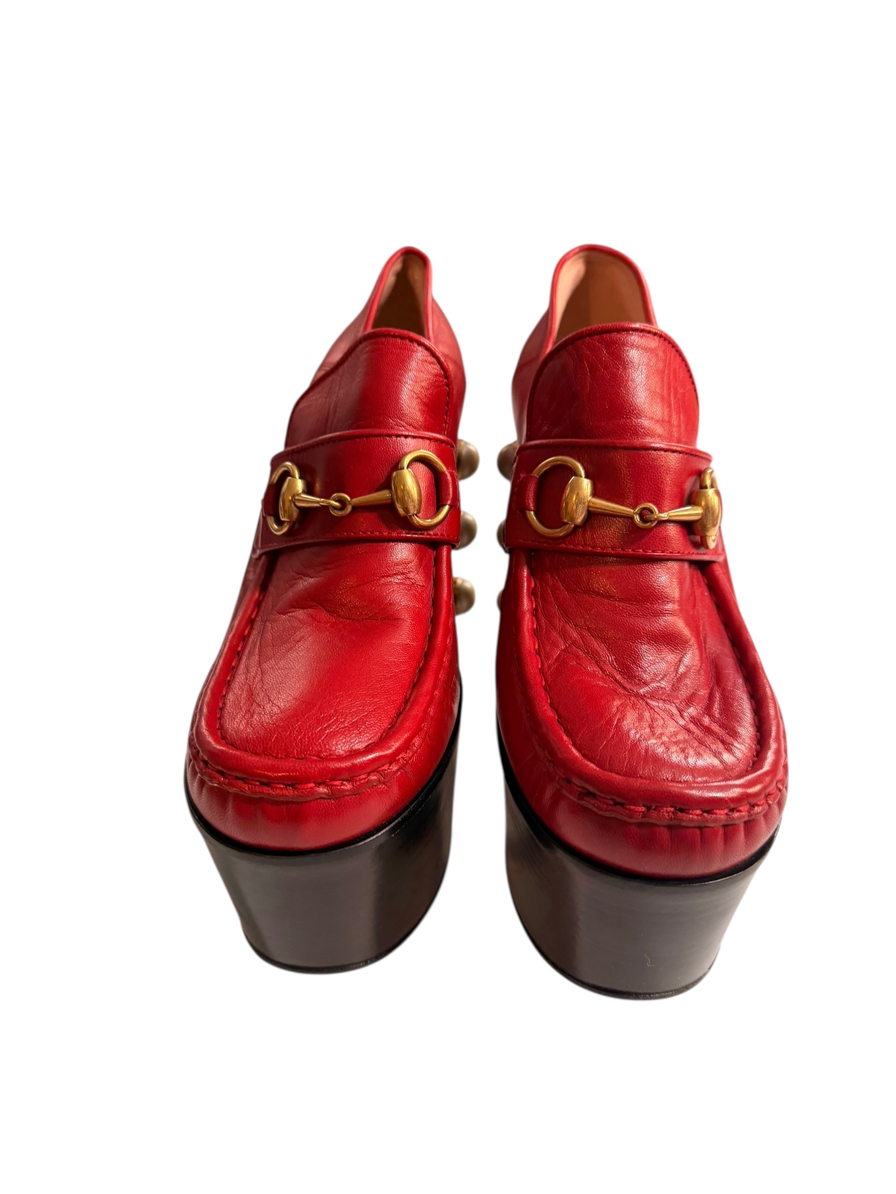 Gucci platform loafers
