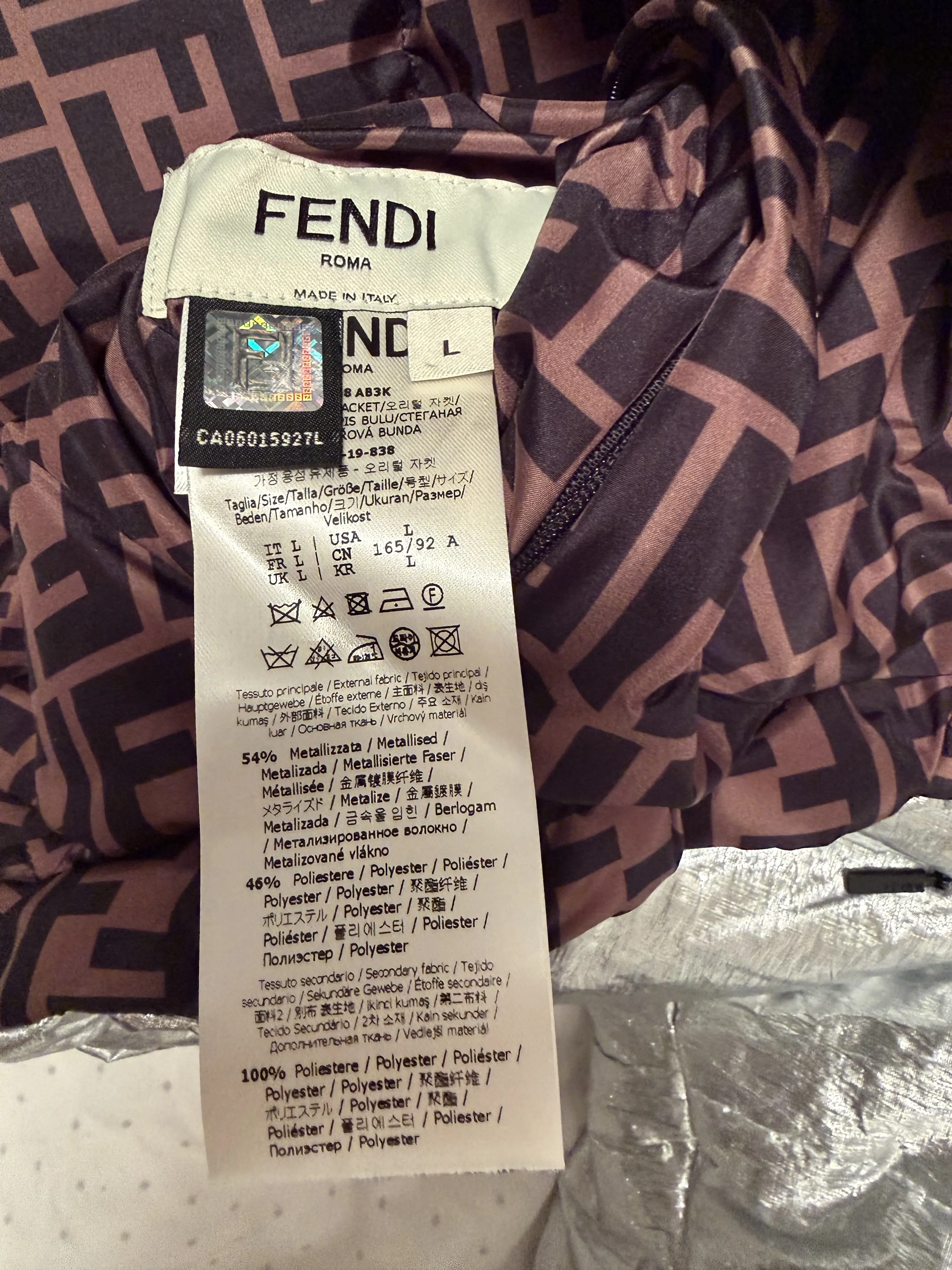 FENDI x Nicky Minaj FF Puffer Jacket | LOOP-Marktplatz