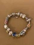PANDORA Bracelet, 19cm with 13 Charms